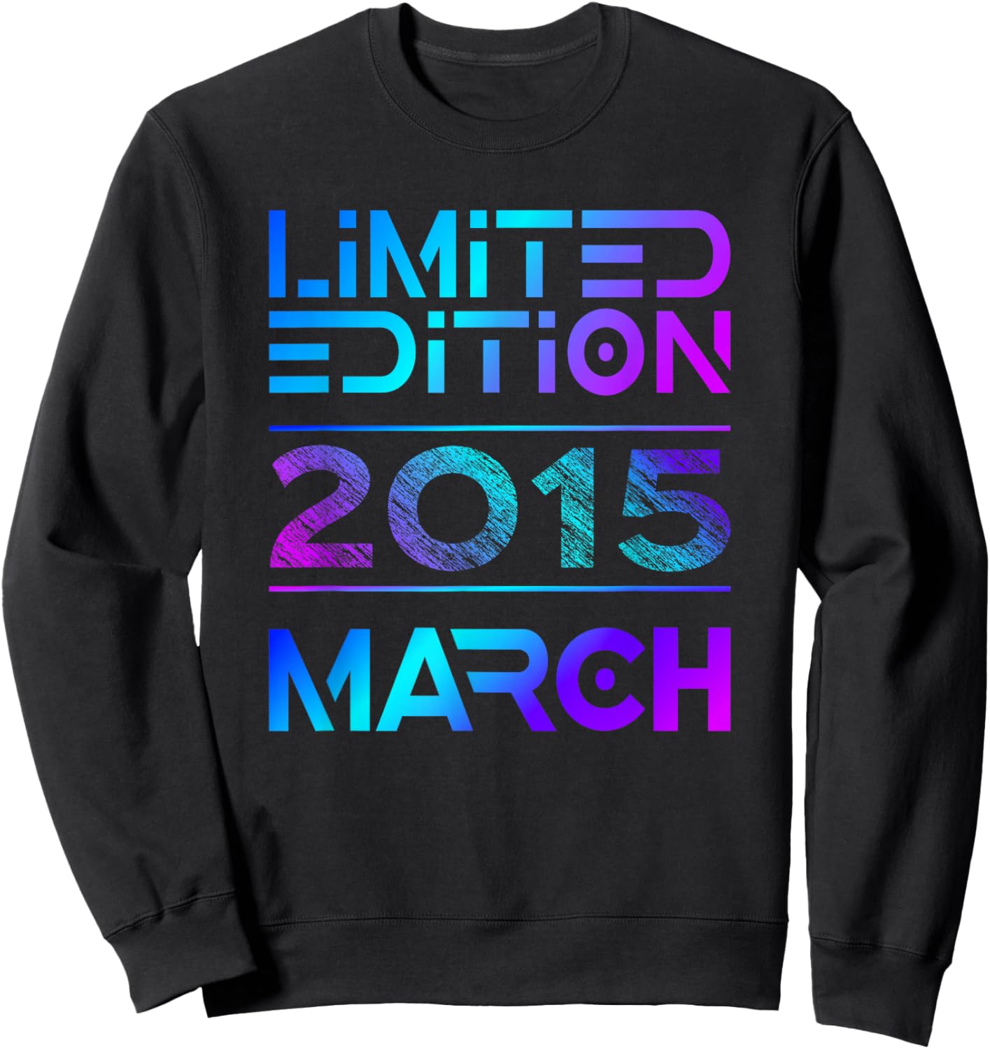 Limited Edition March 2015 Vintage 11. Birthday Sweatshirt - Sweatshirt | Black