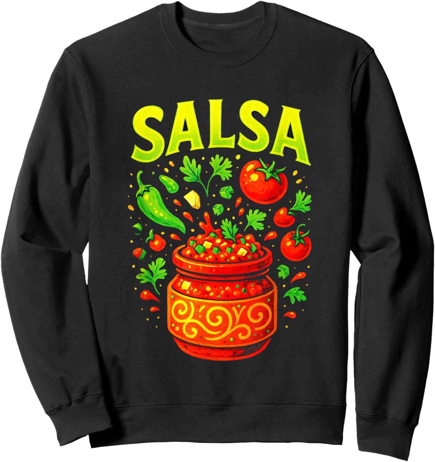 Salsa - Chips Salsa Funny Couple Costume Sweatshirt - Sweatshirt | Black
