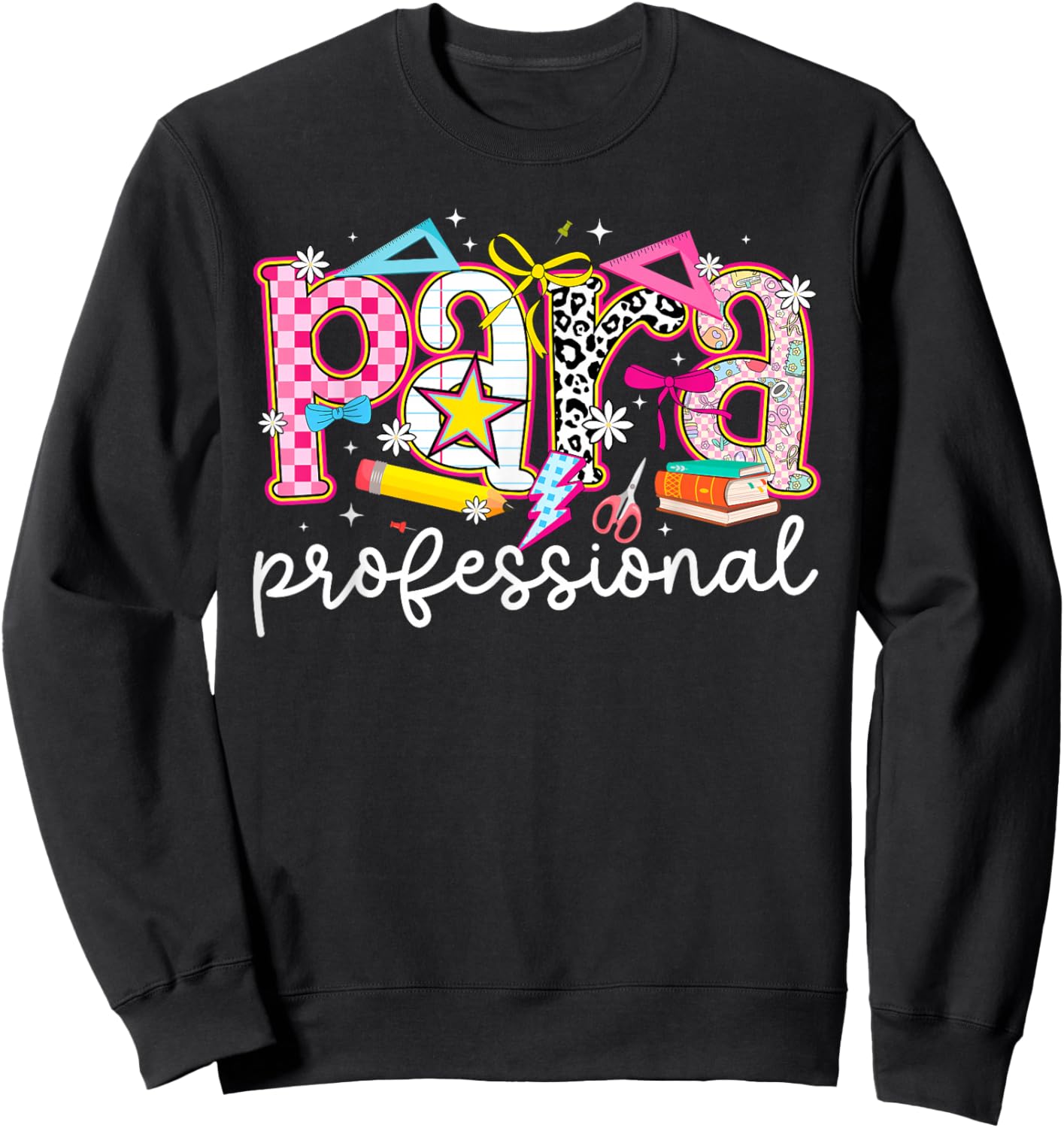 Paraprofessional Preppy Parapro para Sweatshirt - Sweatshirt | Black
