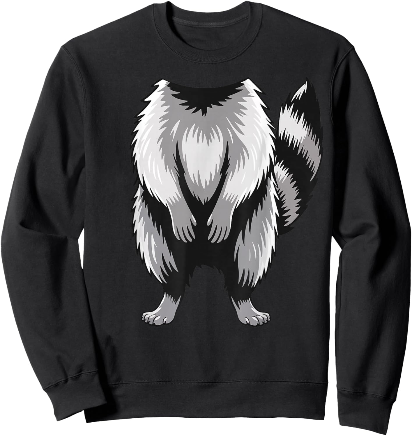 Racoon Shirt Adult Kids Men Women Racoon Costume Sweatshirt - Sweatshirt | Black
