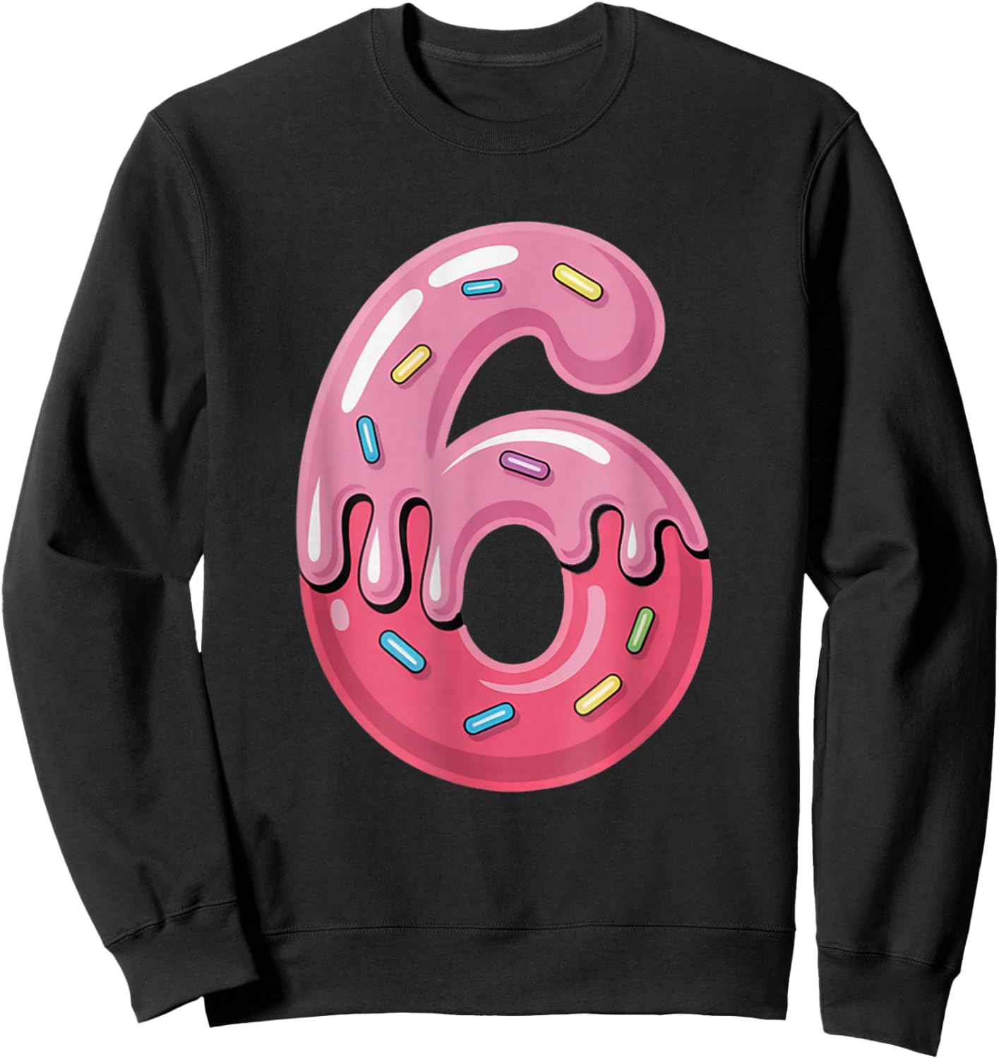 Funny 67 Ice Cream Drip Meme Matching Couple Halloween Sweatshirt - Sweatshirt | Black