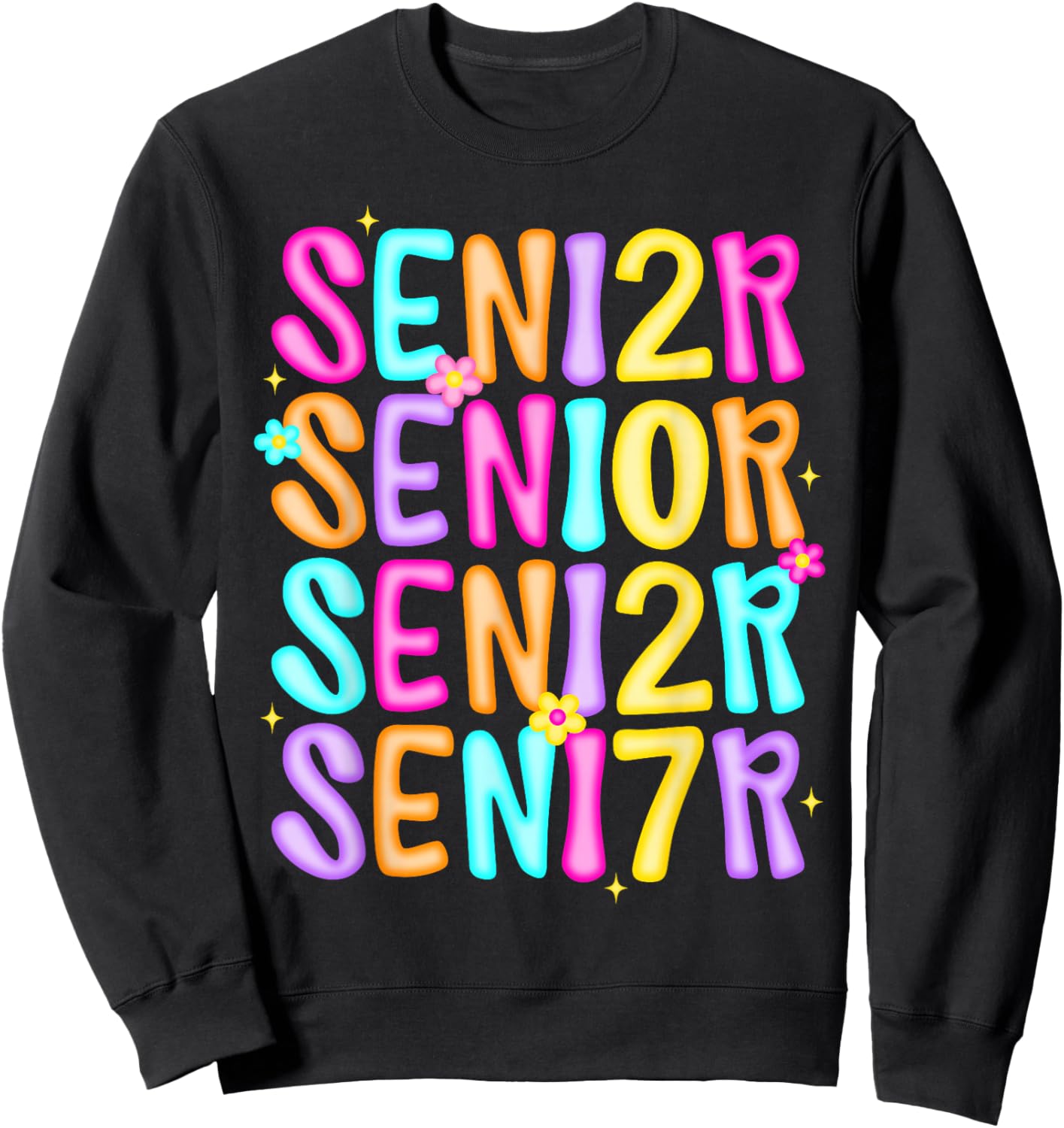 Senior 2027 Class of 2027 Seniors Graduation 2027 Senior 27 Sweatshirt - Sweatshirt | Black