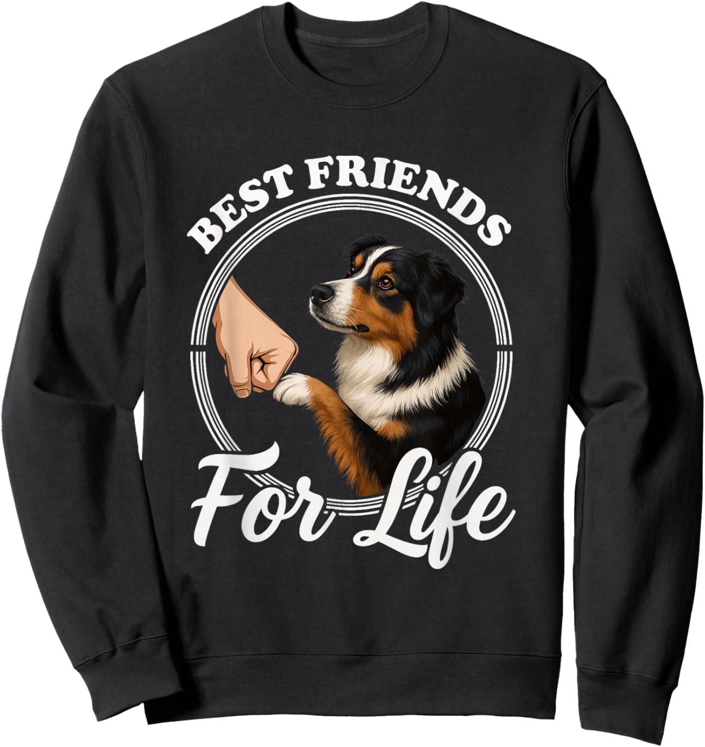 Australian Shepherd Dog Lover Design Australian Shepherd Sweatshirt - Sweatshirt | Black