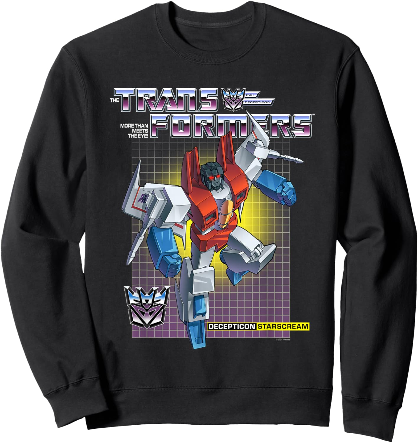 Transformers Decepticon Starscream Sweatshirt - Sweatshirt | Black
