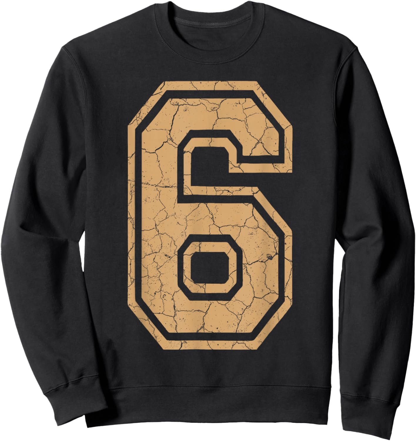 Funny Number 6 67 Meme Costume Matching Group Halloween Sweatshirt - Sweatshirt | Black