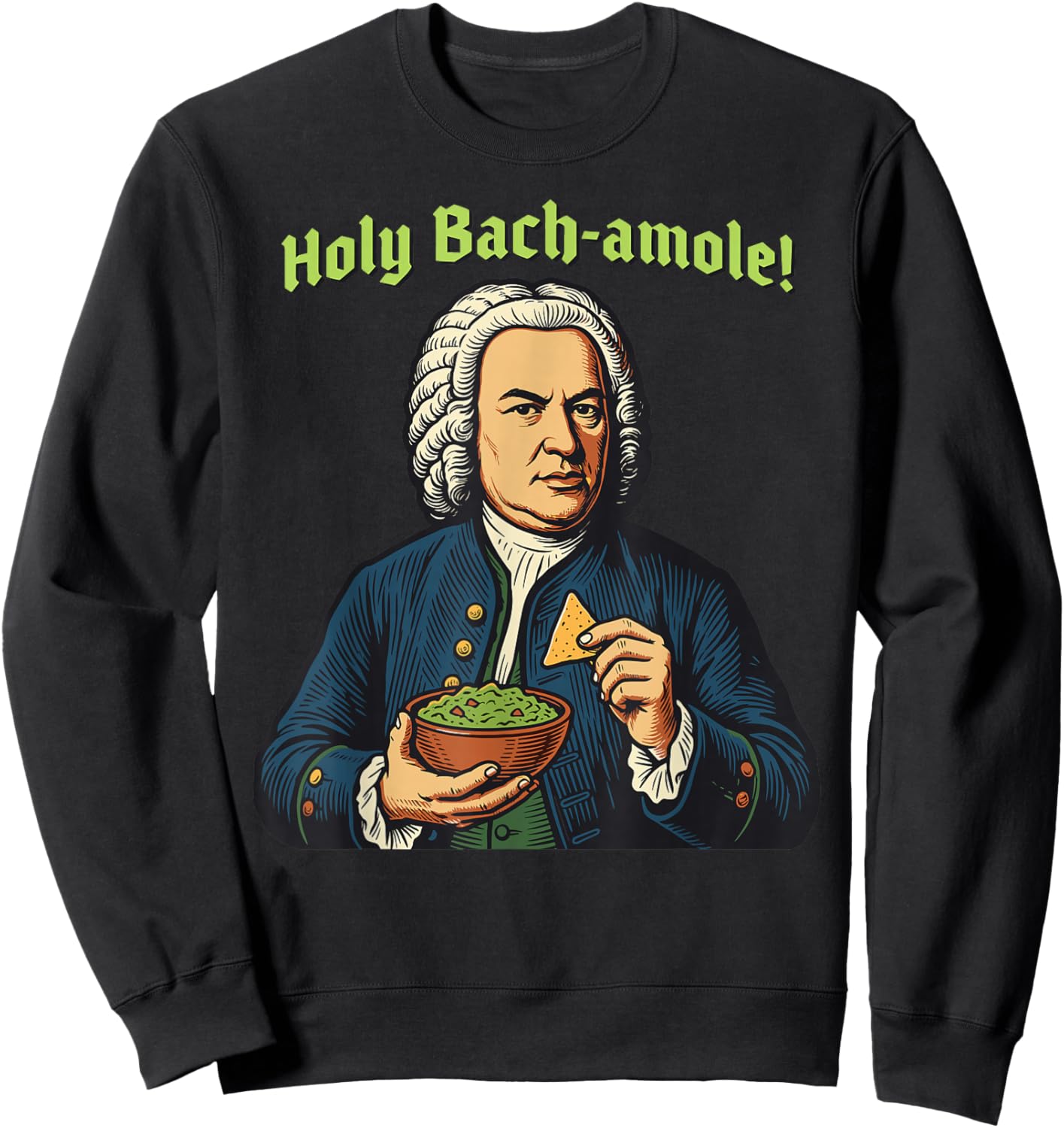 Funny J.S. Bach Bach-amole for Baroque Classical Musician Sweatshirt - Sweatshirt | Black