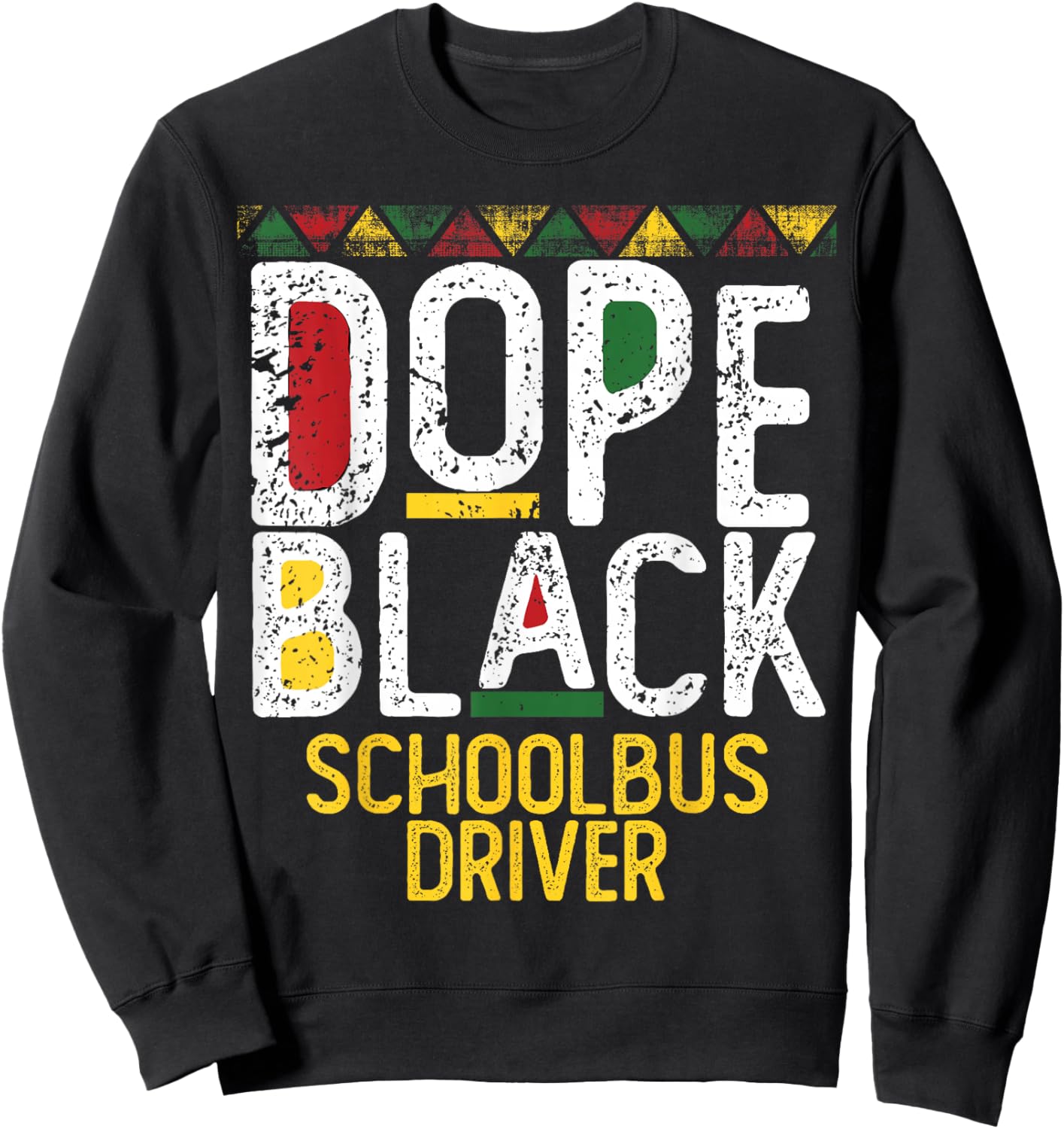 Dope Black School Psychologist Black History Month Sweatshirt - Sweatshirt | Black