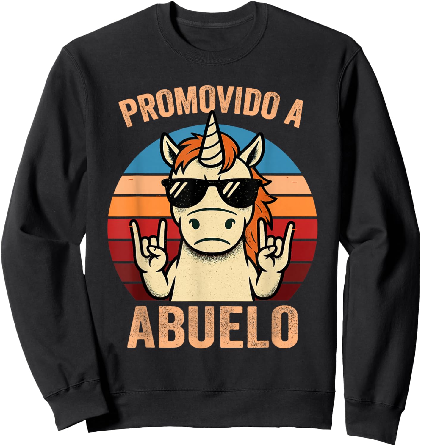 Abuelo Cargando Promovido A Abuelo 2026 2027 2028 Sweatshirt - Sweatshirt | Black