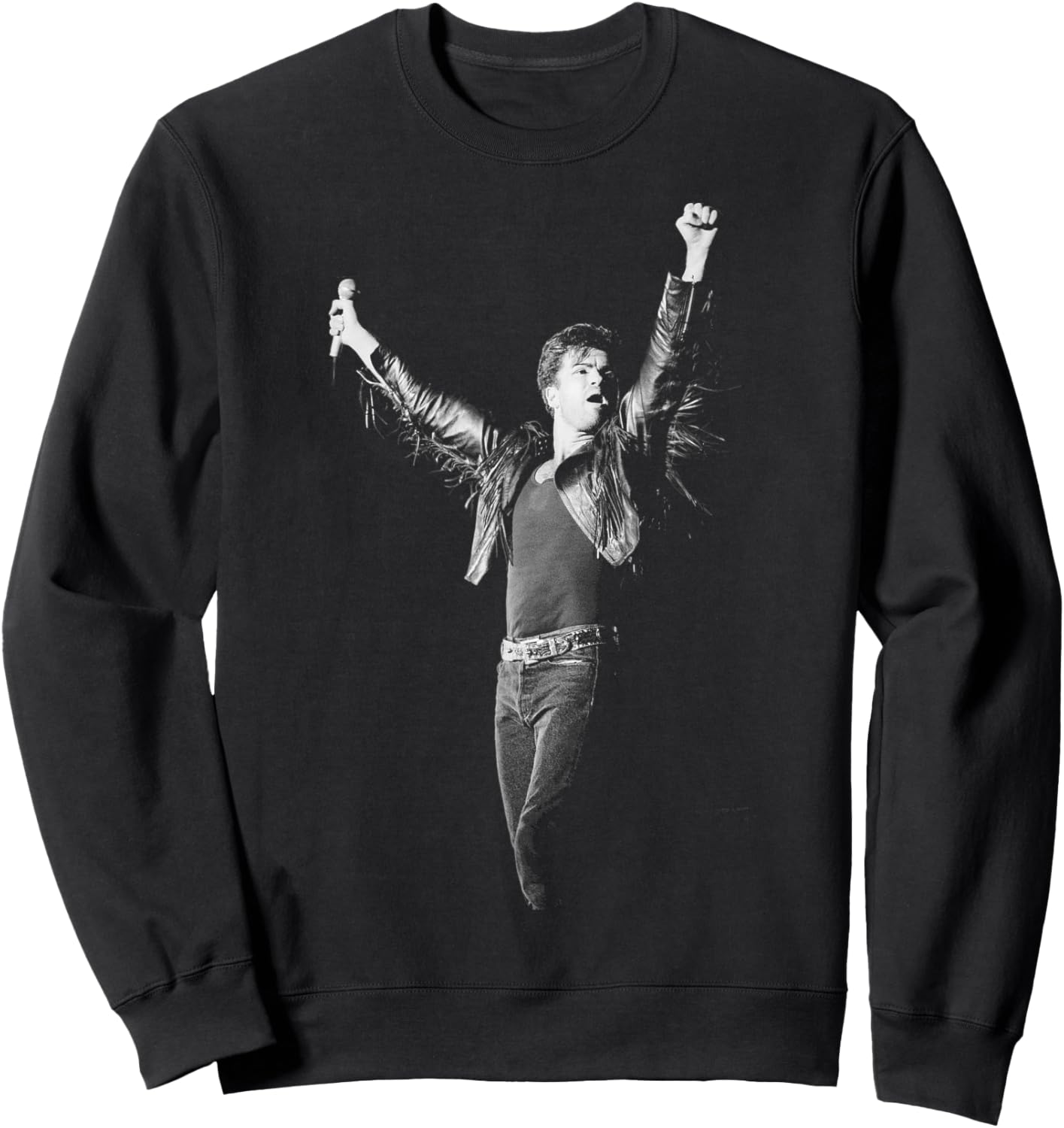 George Michael Wham! Farewell Concert Last Christmas Wembley Sweatshirt - Sweatshirt | Black