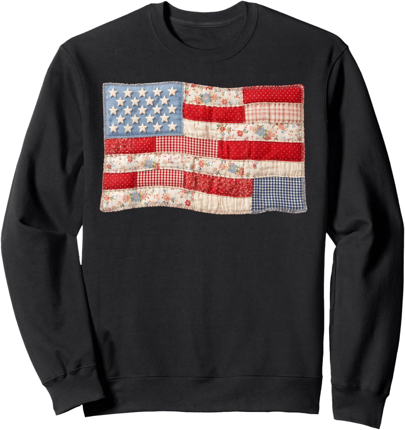 Patriotic Sweatshirt - Sweatshirt | Black