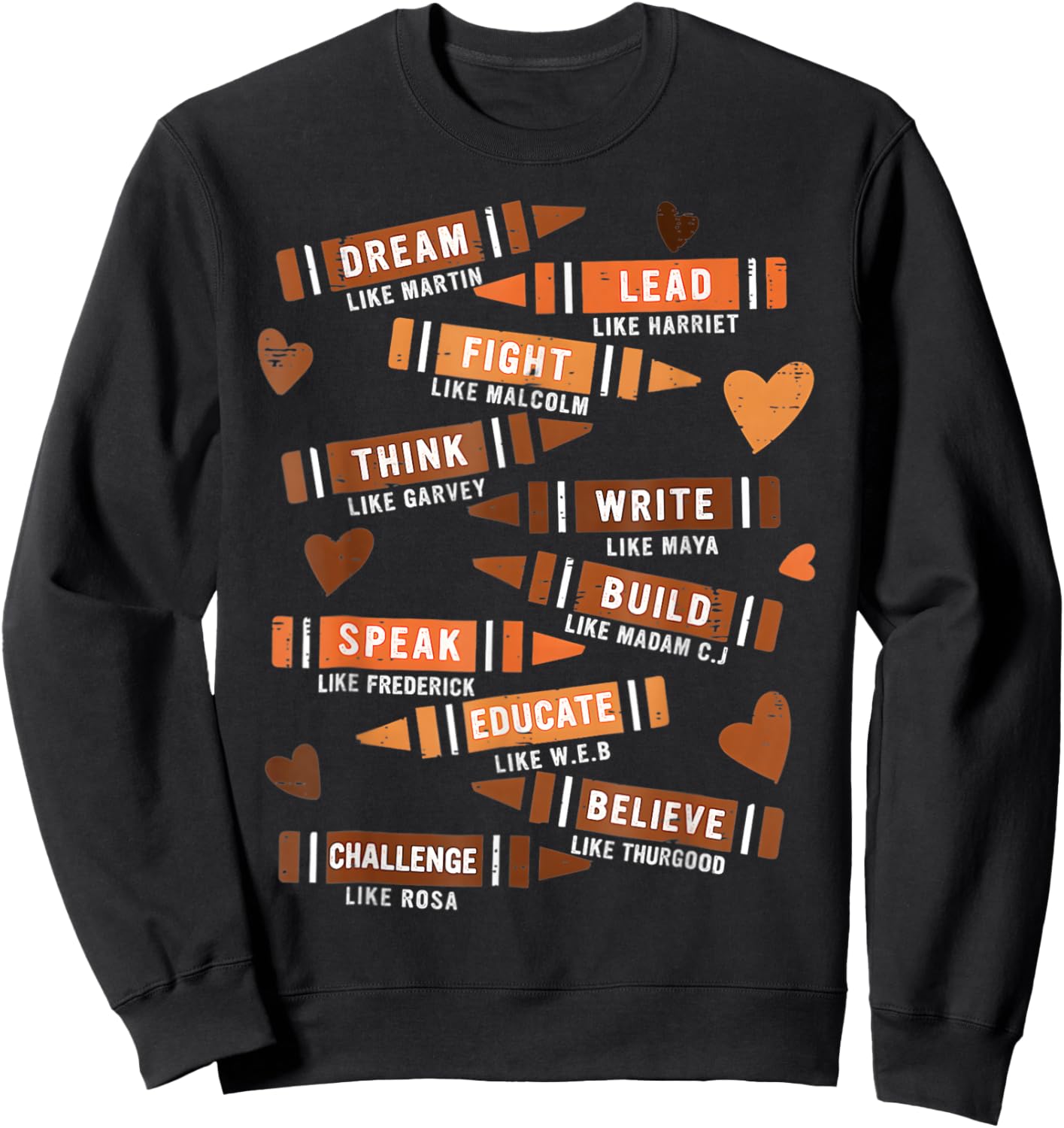 Black History Month Martin African Women Men Kids Sweatshirt - Sweatshirt | Black