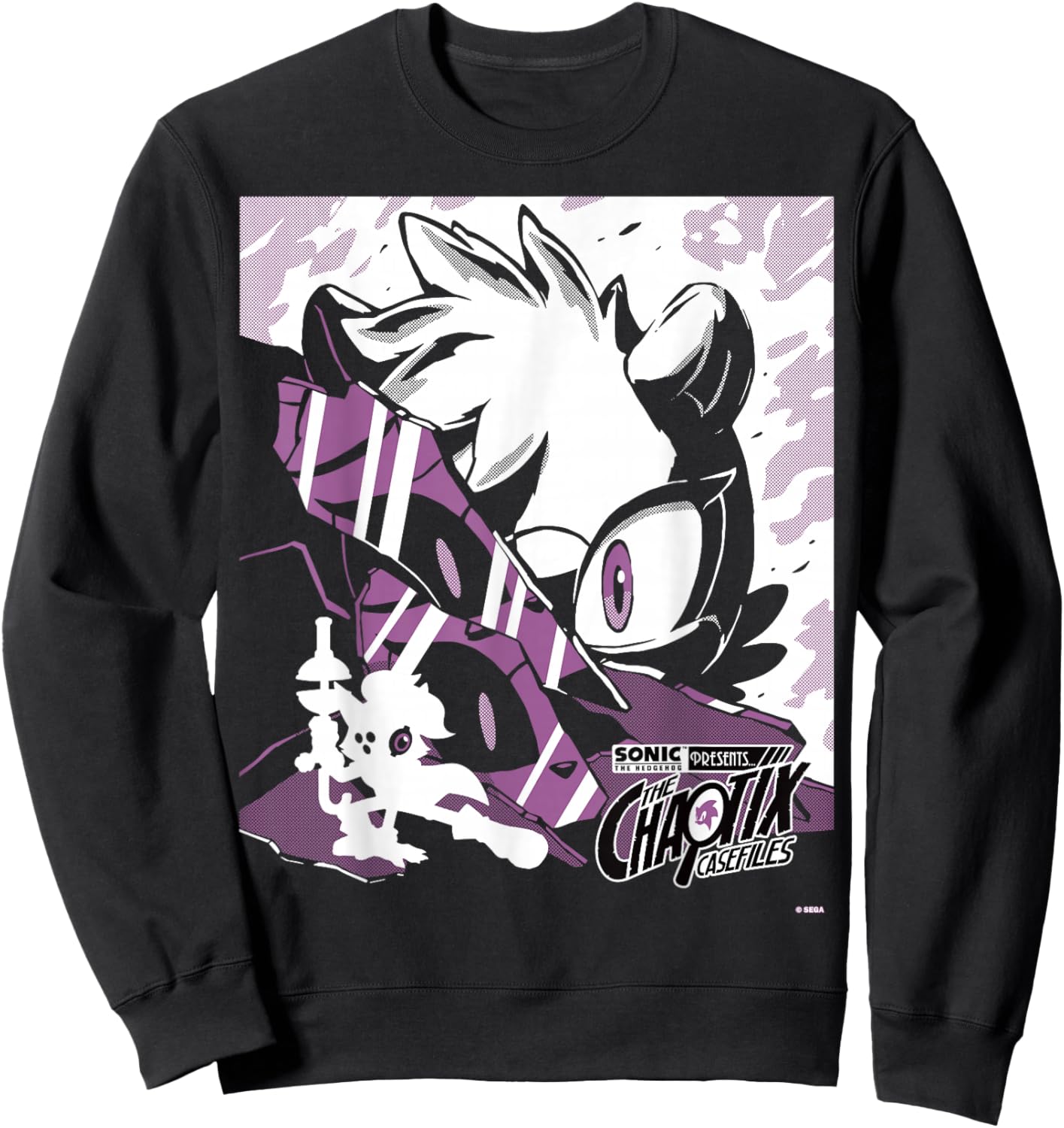 Sonic The Hedgehog Chaotix Casefiles Episode 3 Sweatshirt - Sweatshirt | Black