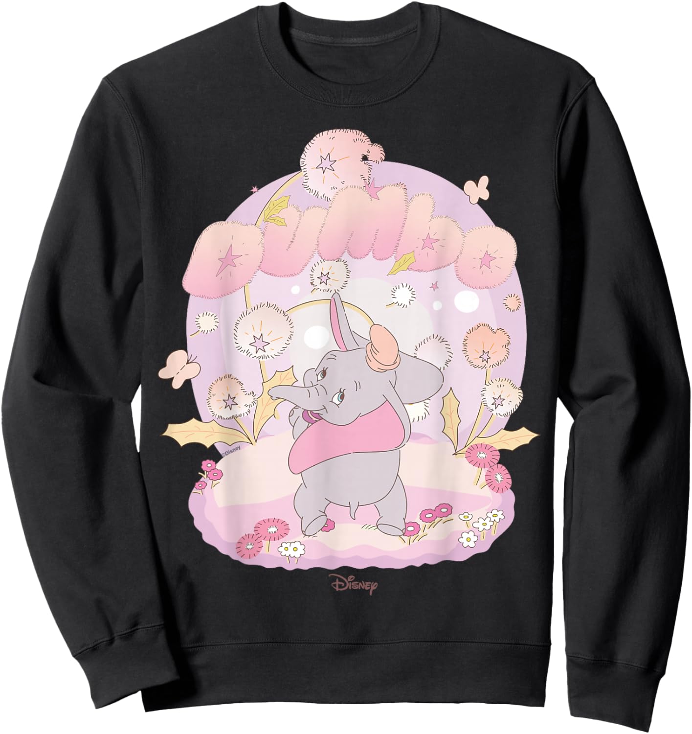Disney Dumbo Classic Jumbo Kawaii Sweatshirt - Sweatshirt | Black