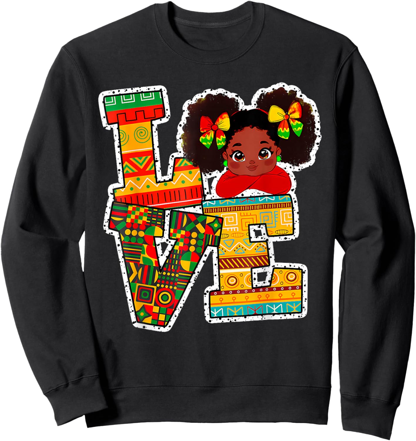 American African Sweatshirt - Sweatshirt | Black