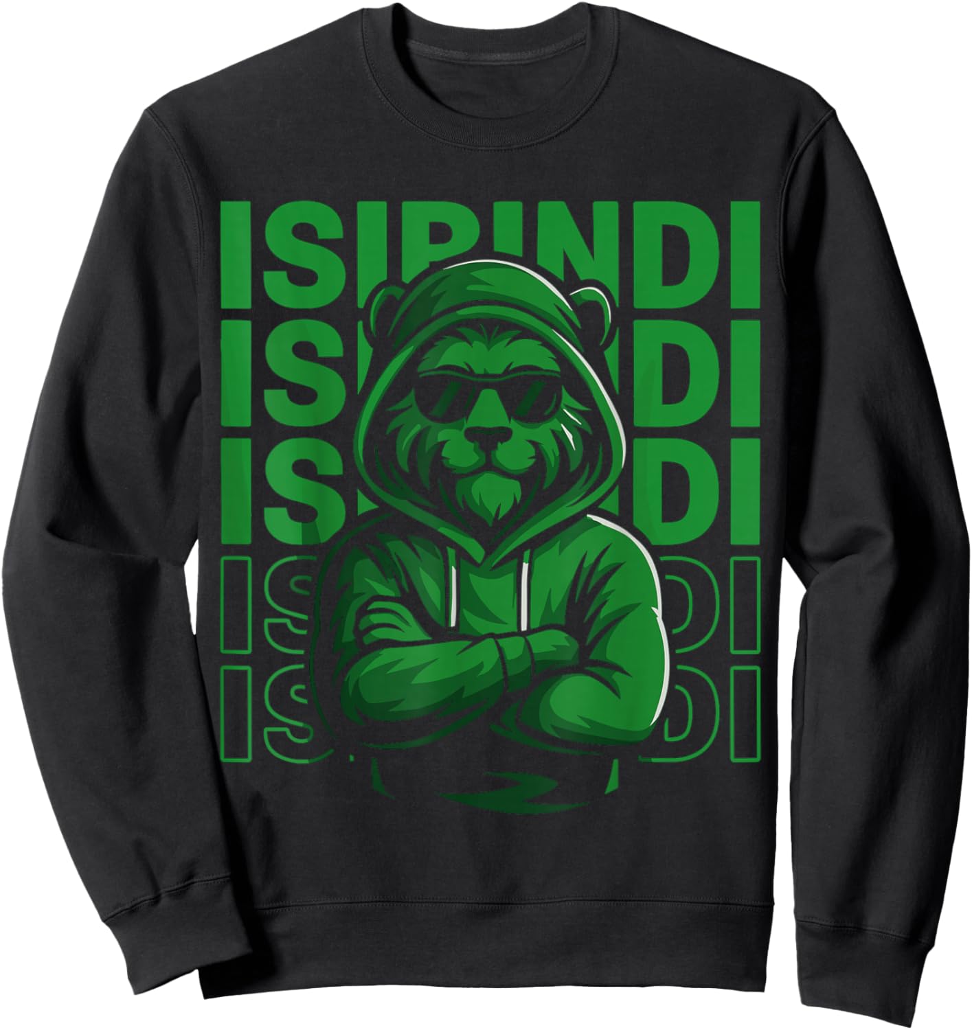 ISIBINDI Cool Lion Sweatshirt - Sweatshirt | Black