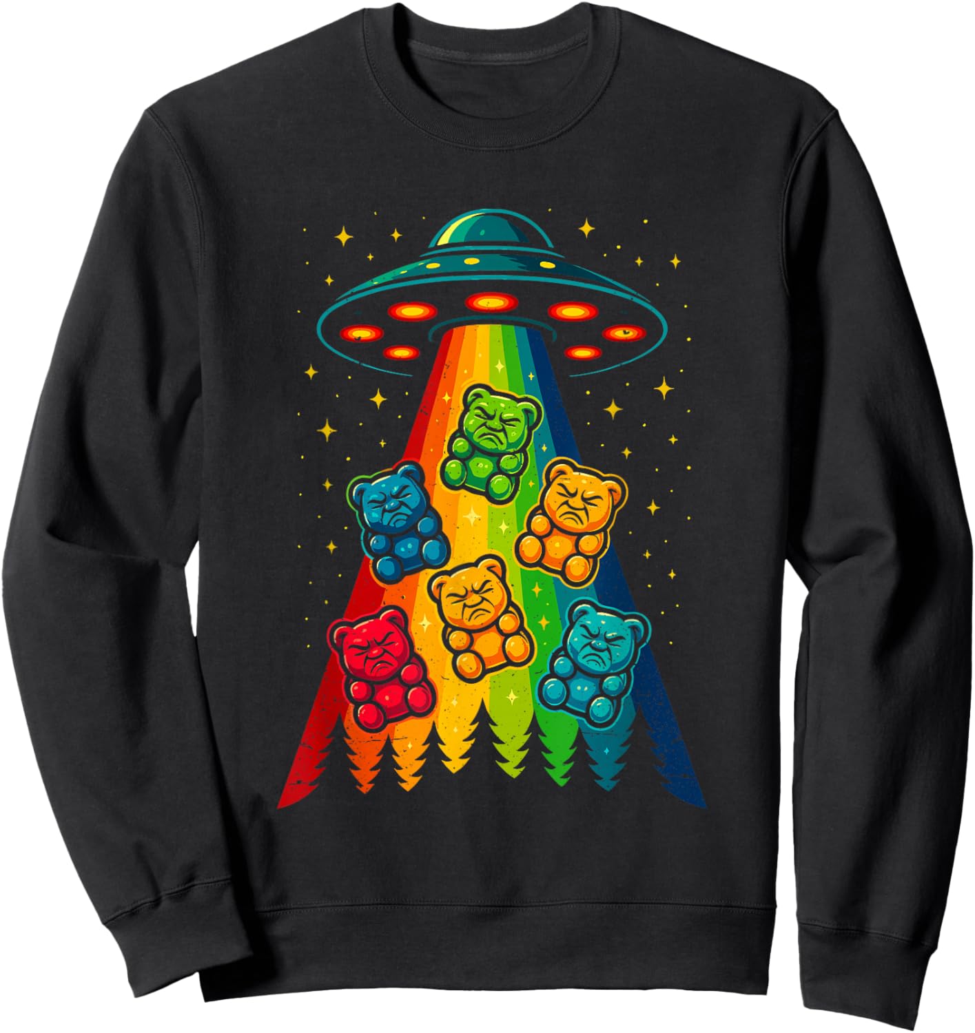 Sweet and Sour Patch Candy UFO Sweatshirt - Sweatshirt | Black