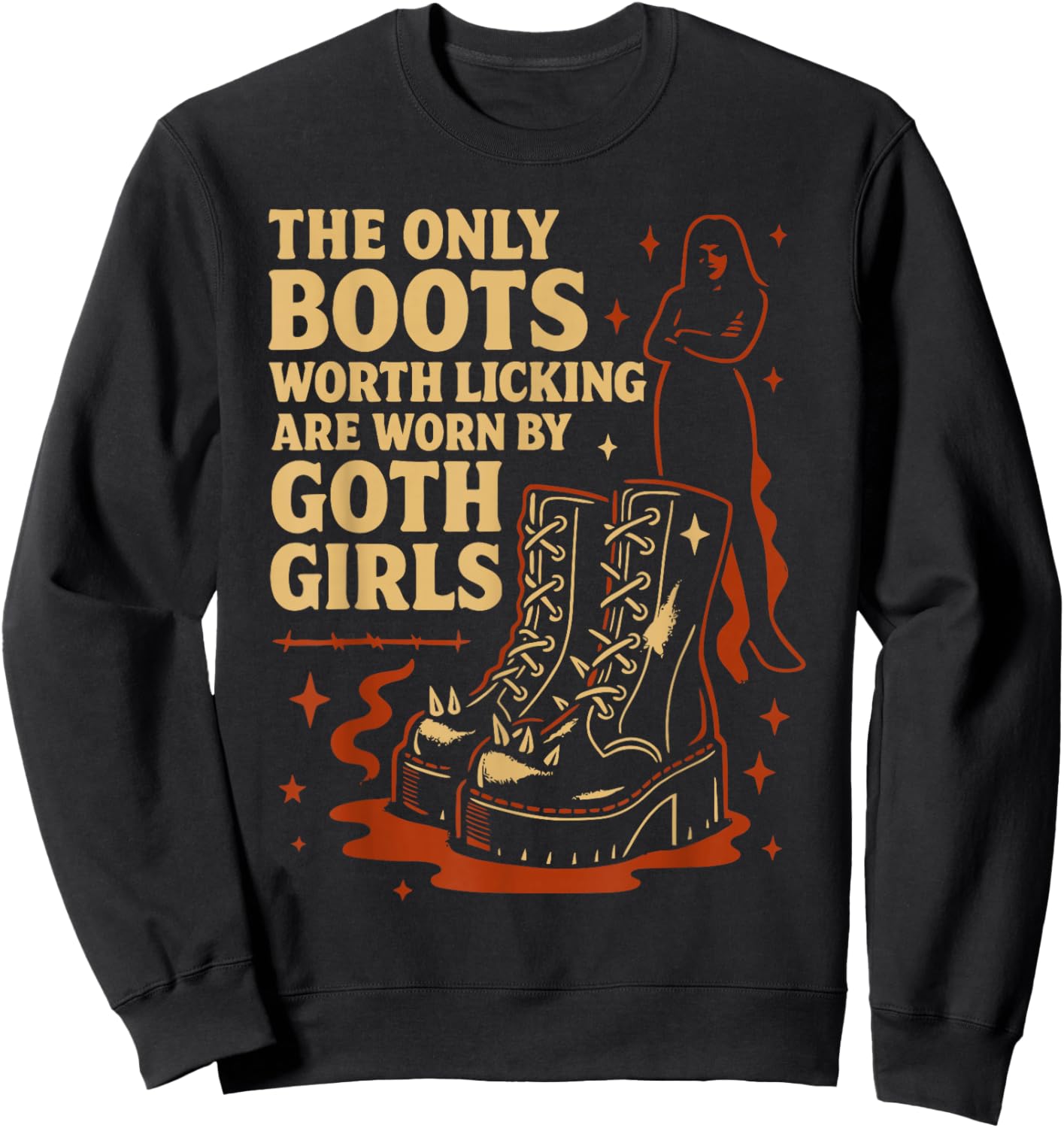 Funny Design Sweatshirt - Sweatshirt | Black