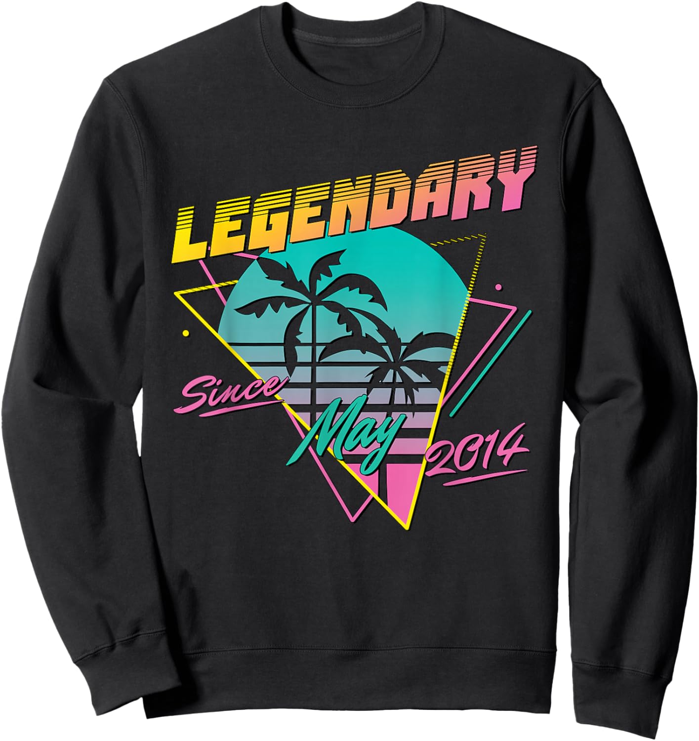 Legendary Since May 2014 Sweatshirt - Sweatshirt | Black