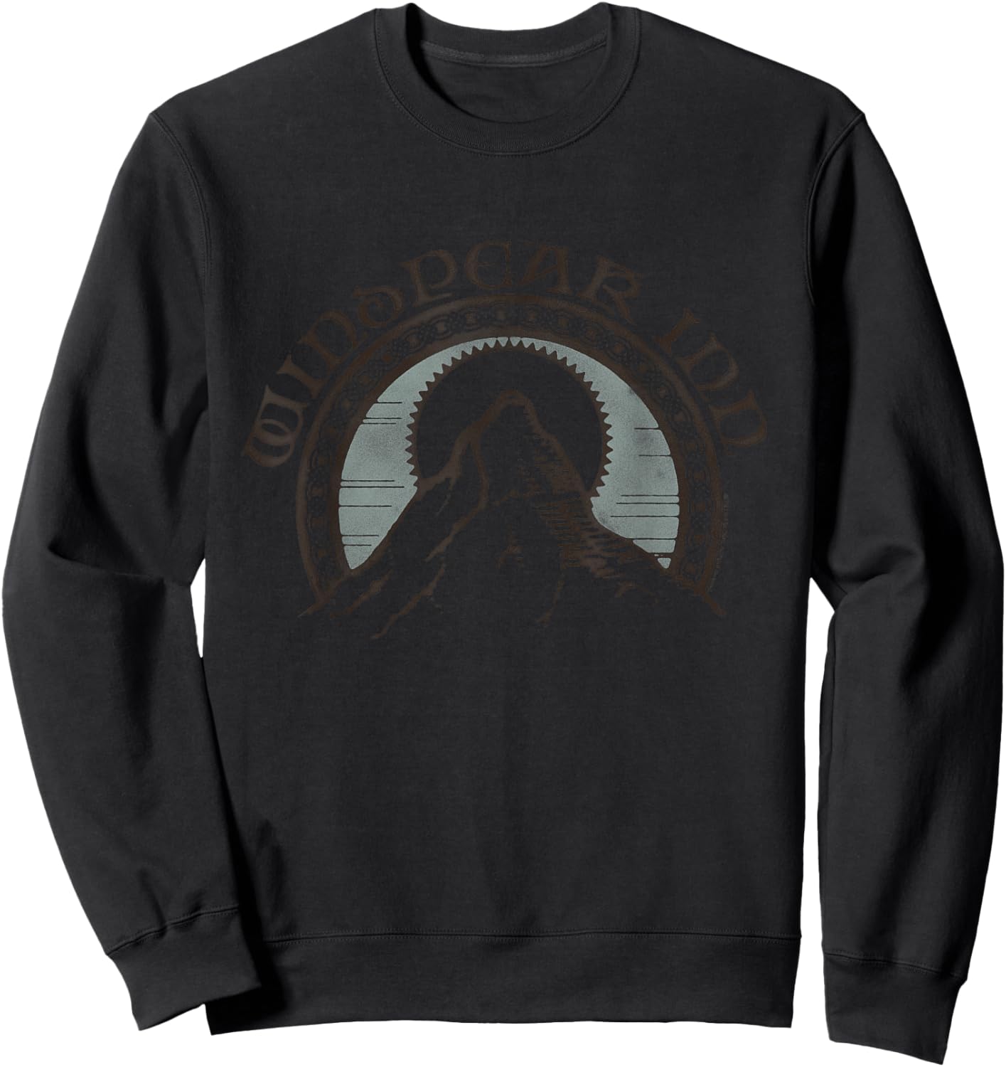 Windpeak Inn Dawnstar Sign Logo Video Game Sweatshirt - Sweatshirt | Black