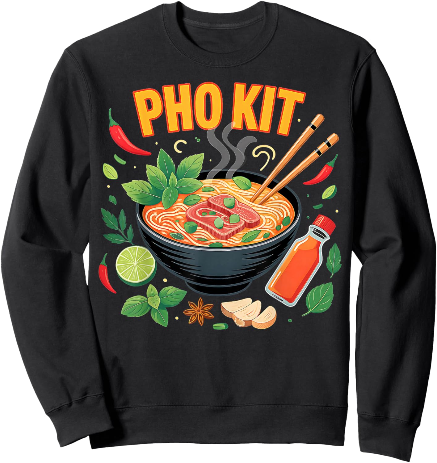 Official Pho Kit Sweatshirt - Sweatshirt | Black
