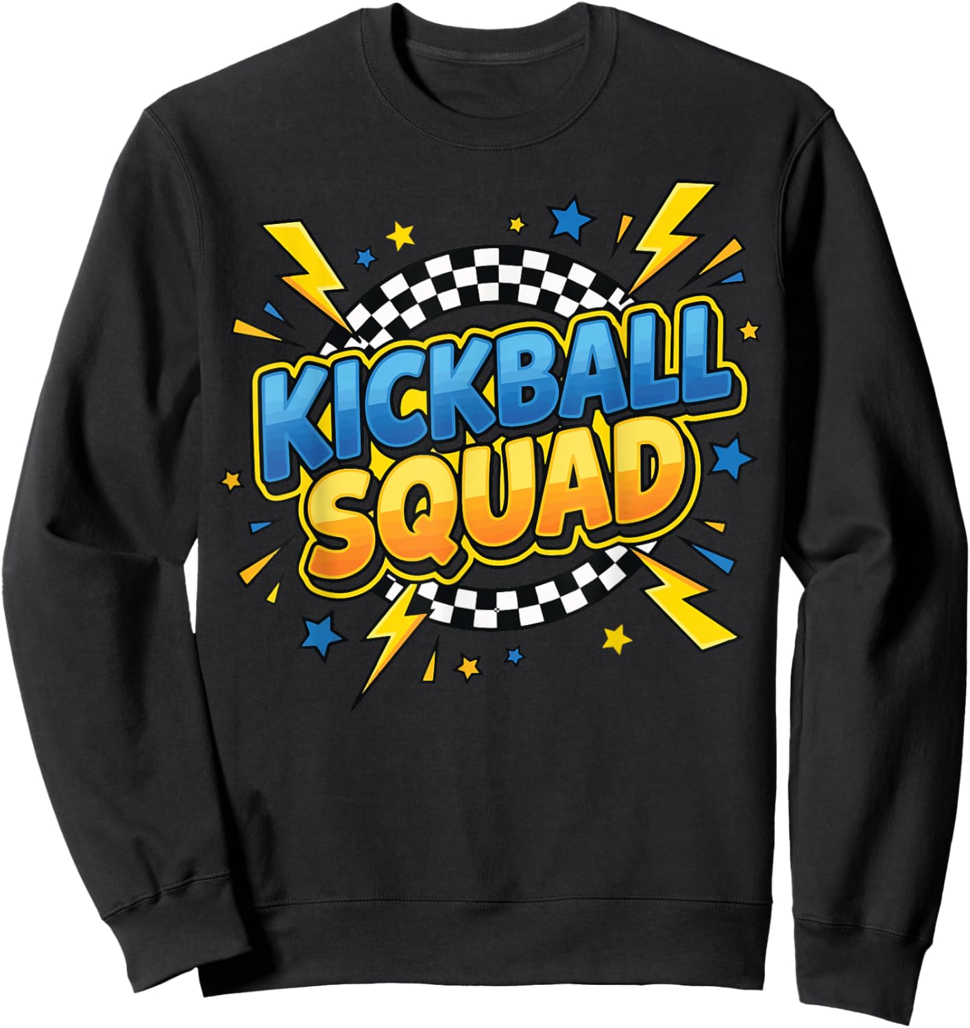 Kickball Squad Sweatshirt - Sweatshirt | Black