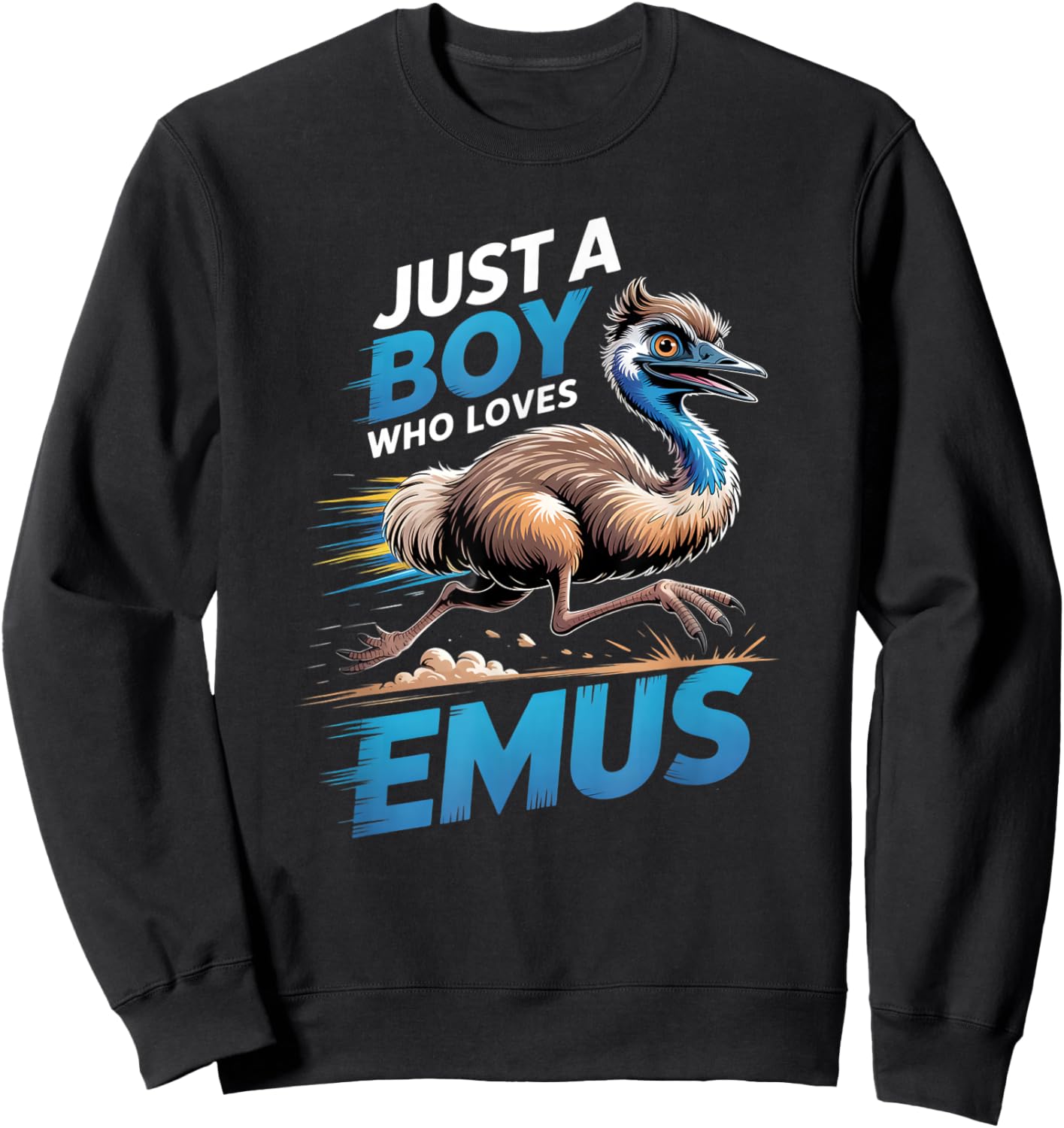 Boys Emu Sweatshirt - Sweatshirt | Black