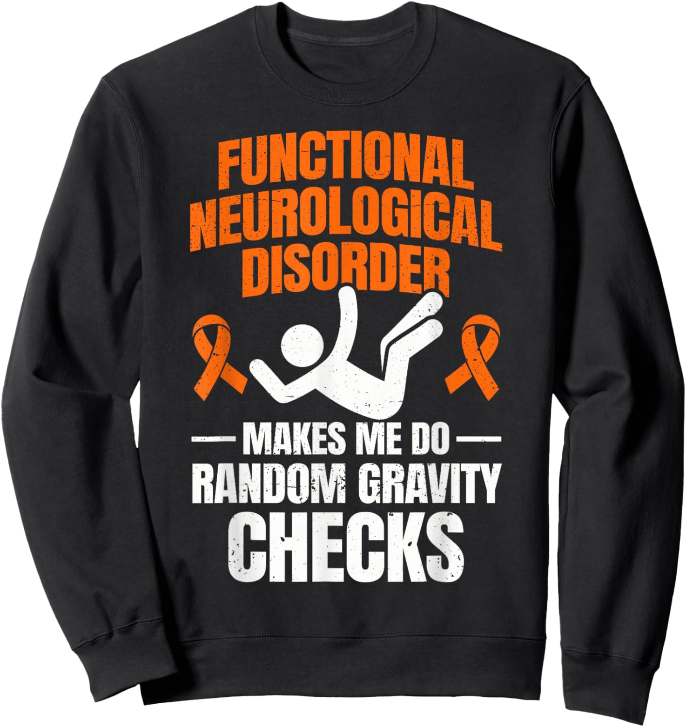Functional Neurological Disorder FND Warrior Sweatshirt - Sweatshirt | Black