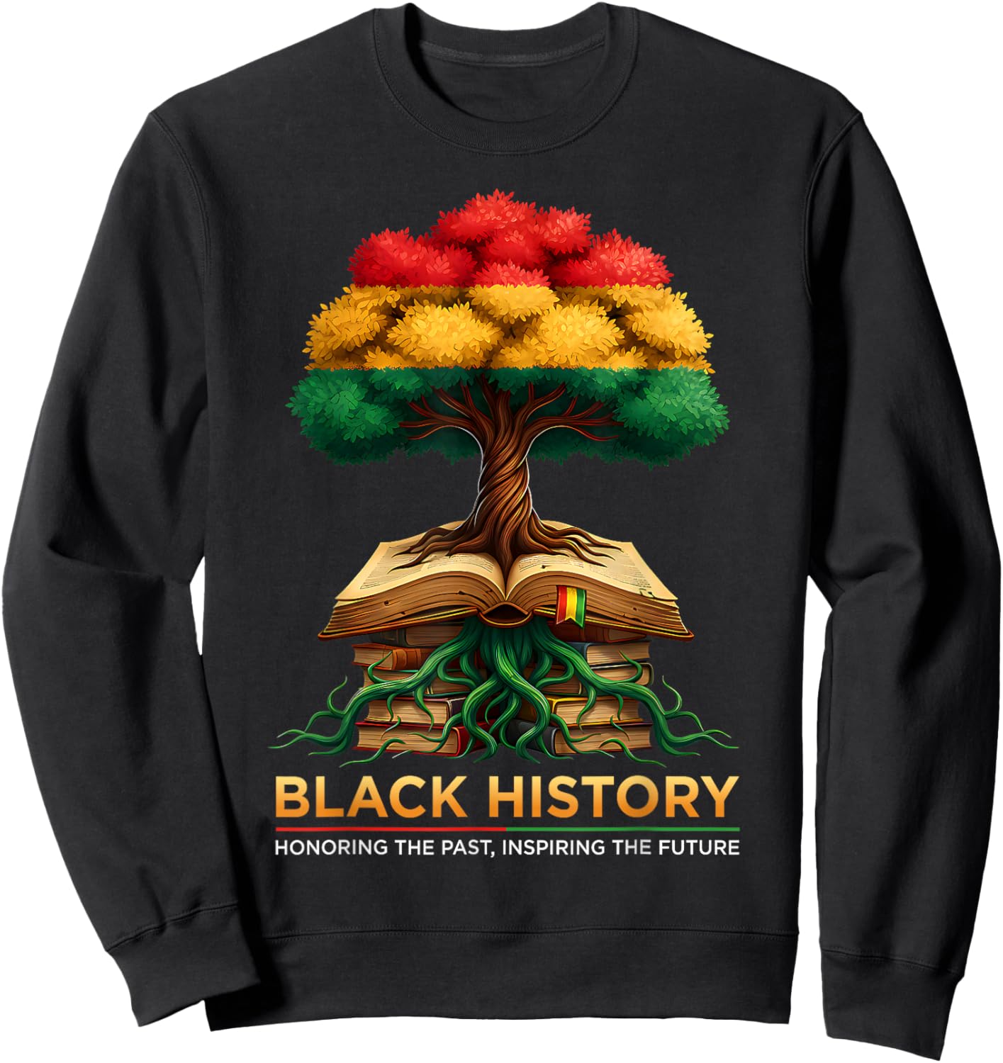 Honoring Past Inspiring Future Men Women Black History Month Sweatshirt - Sweatshirt | Black