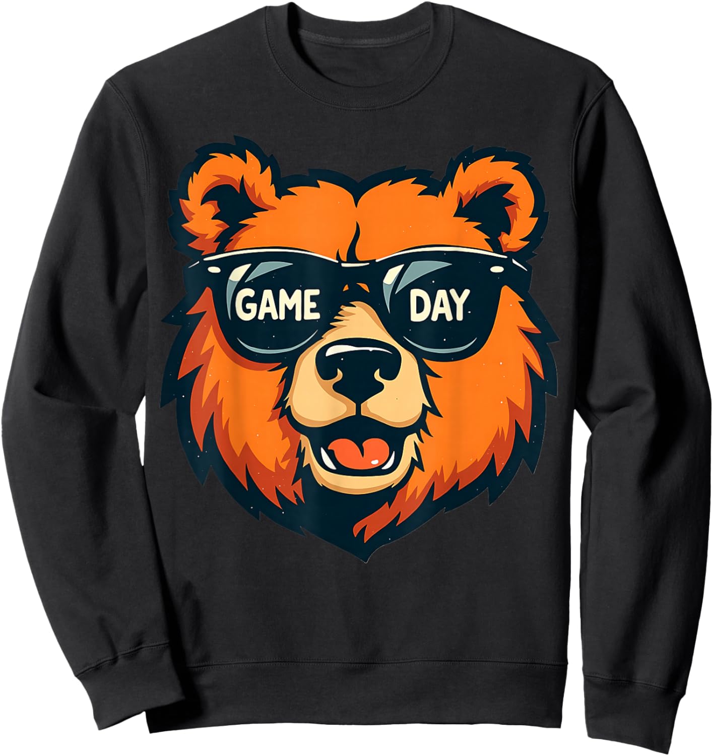 Game Day Bear Sweatshirt - Sweatshirt | Black