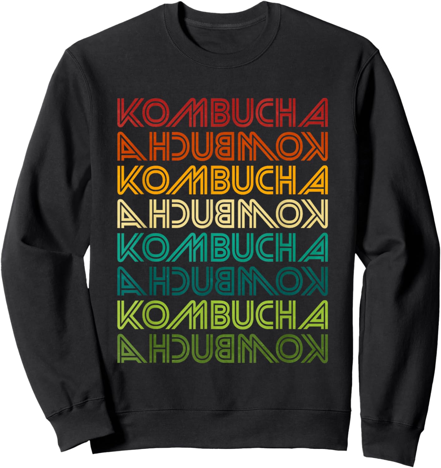 Retro Kombucha Sweatshirt - Sweatshirt | Black