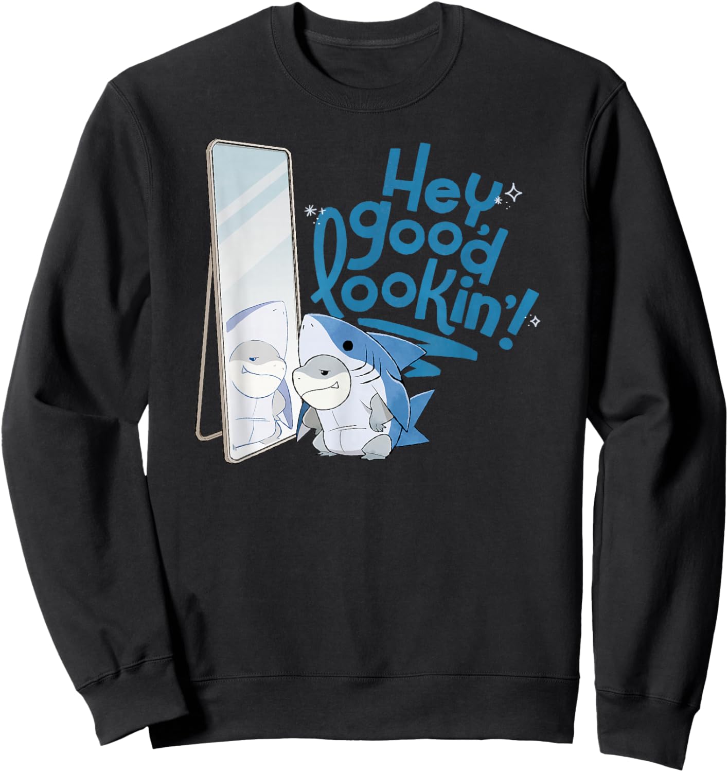Marvel Jeff The Land Shark Hey, Good Lookin'! Shark Costume Sweatshirt - Sweatshirt | Black