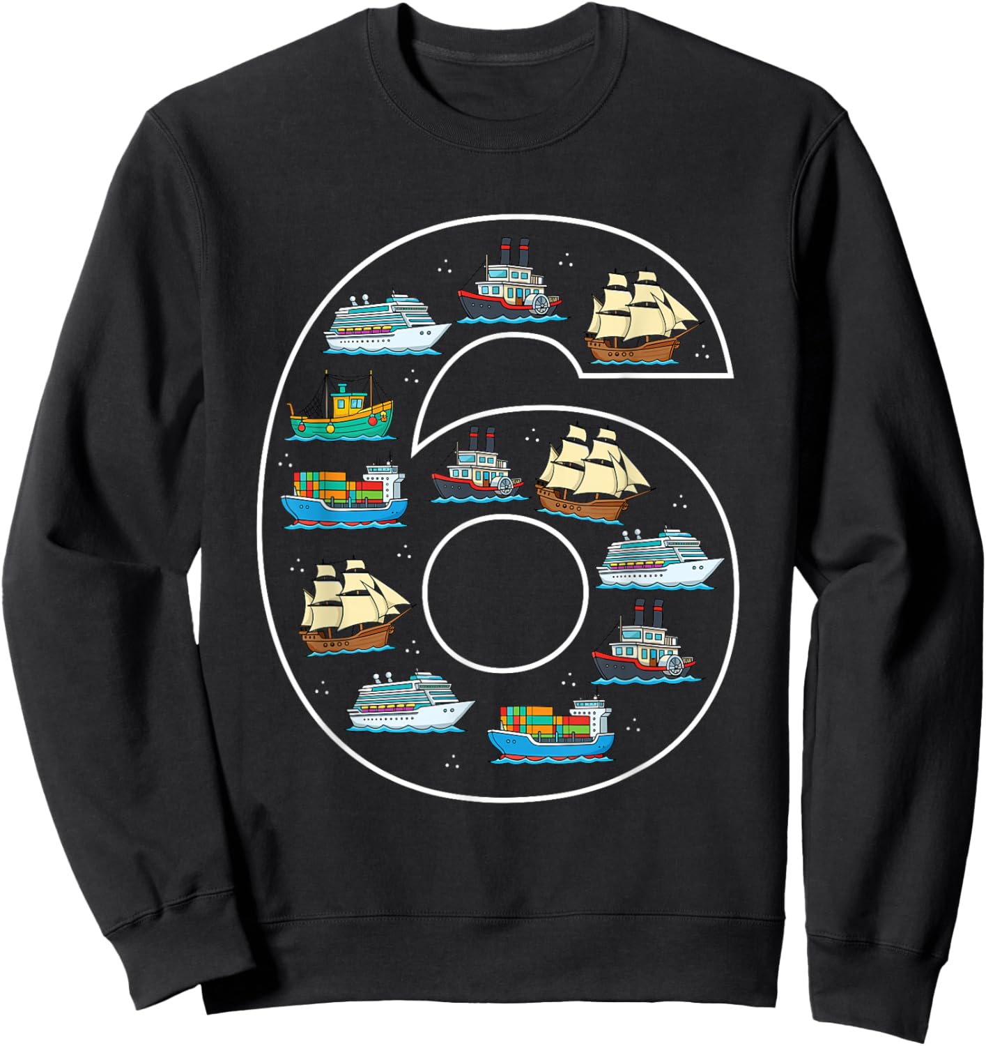 Boating Sweatshirt - Sweatshirt | Black