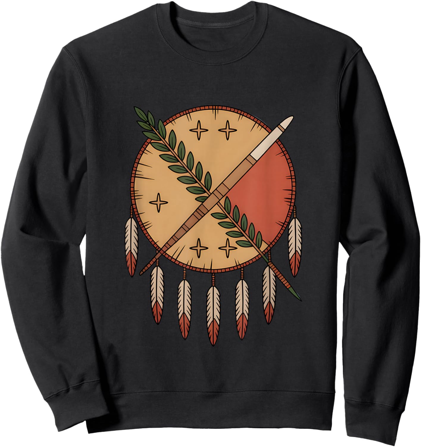 Oklahoma Flag Vintage Grunge Patriotic Home Love Men Women Sweatshirt - Sweatshirt | Black