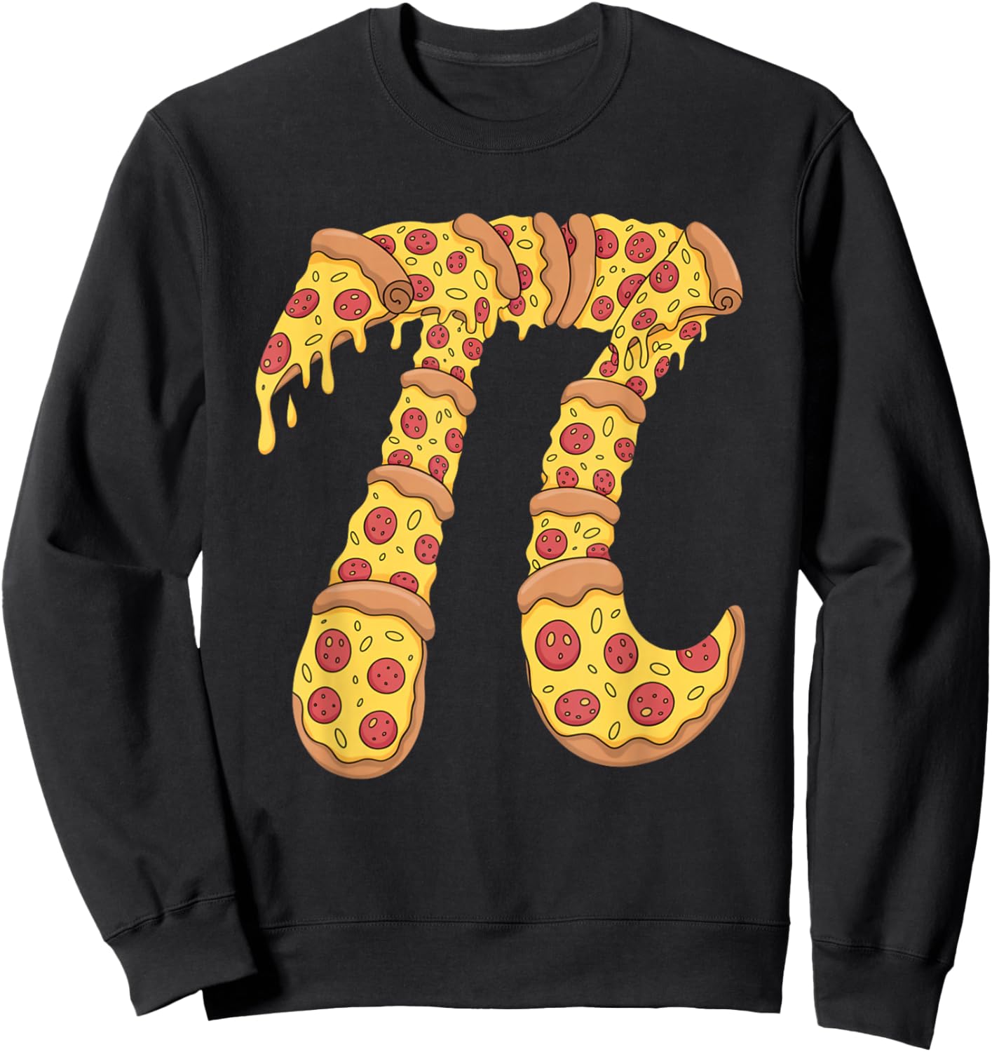 Pizza Pi Sweatshirt - Sweatshirt | Black
