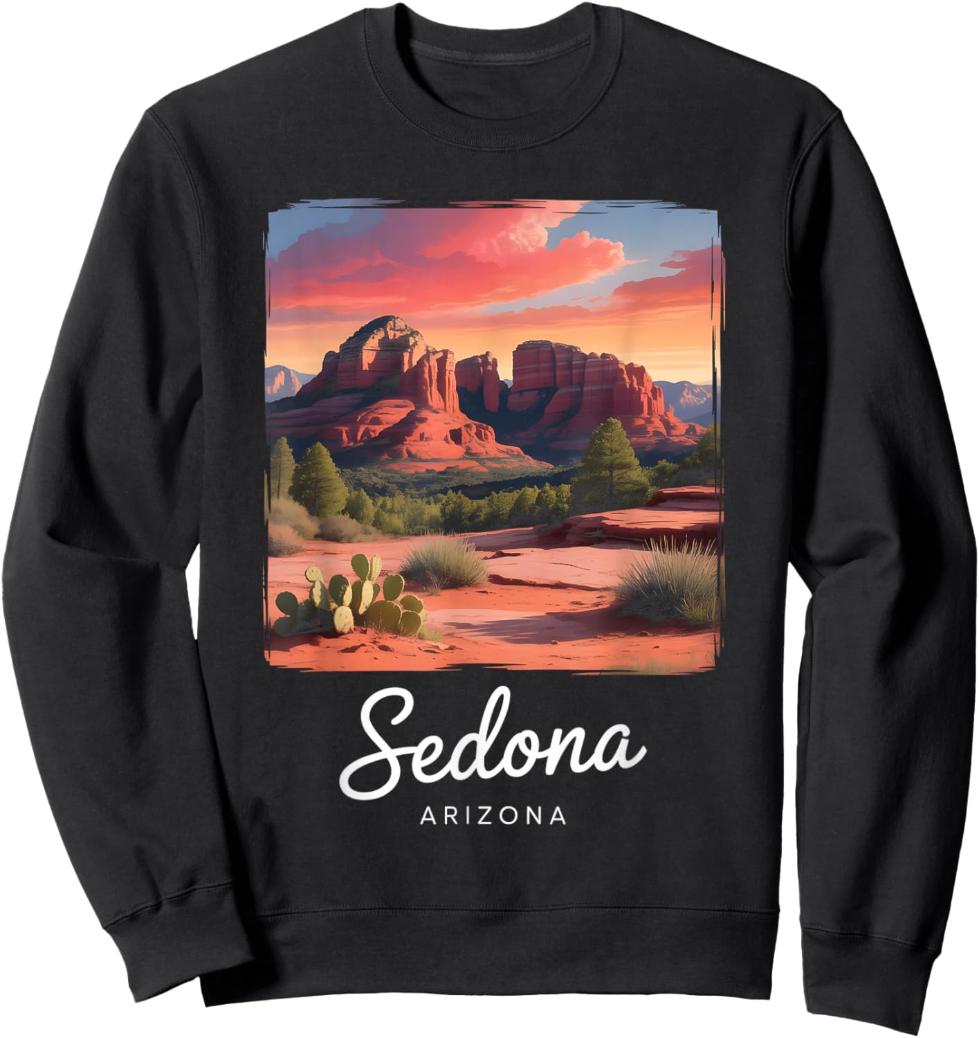 Sedona Arizona Sweatshirt - Sweatshirt | Black