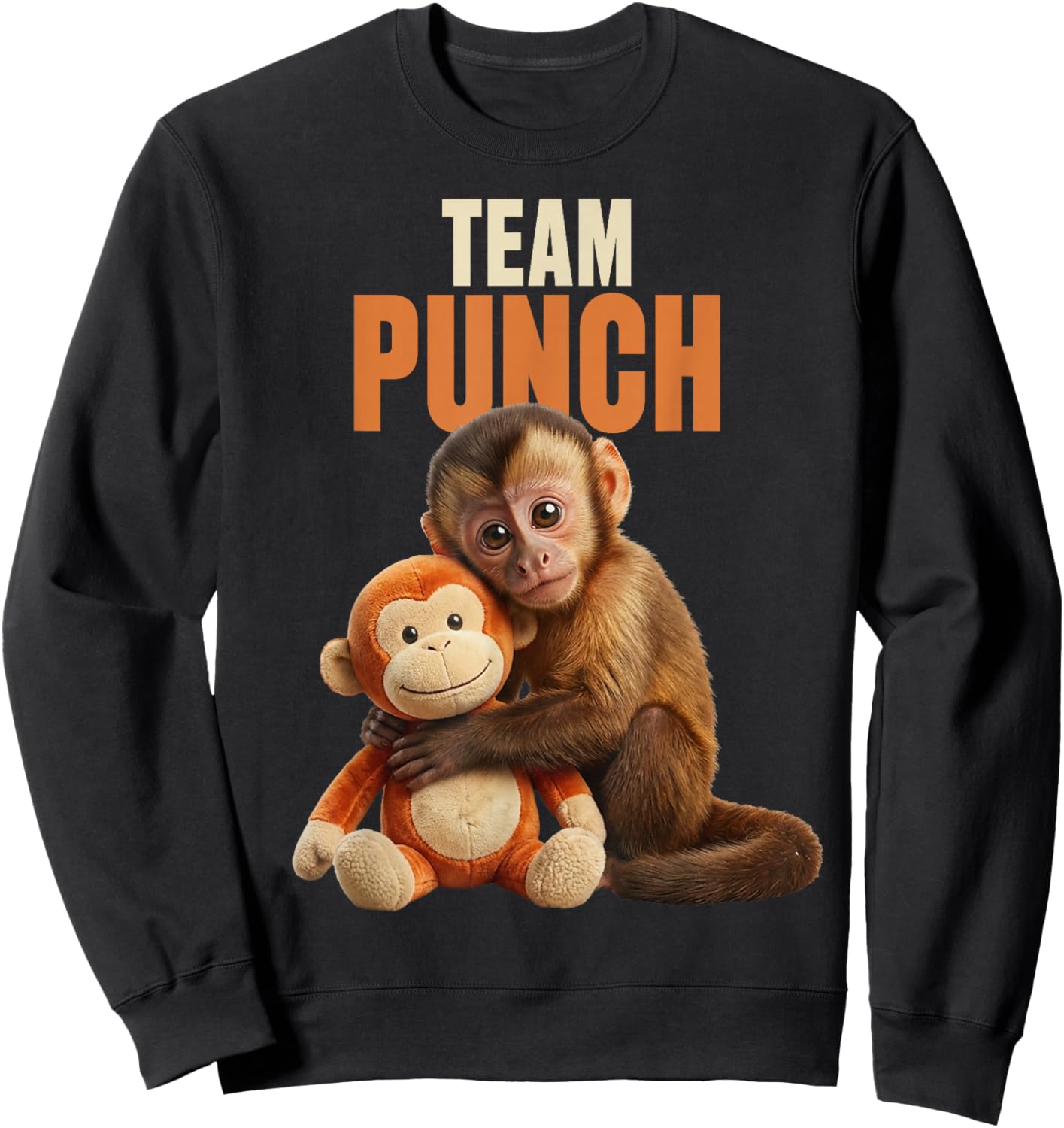 Baby Monkey Punch Team Punch Sweatshirt - Sweatshirt | Black