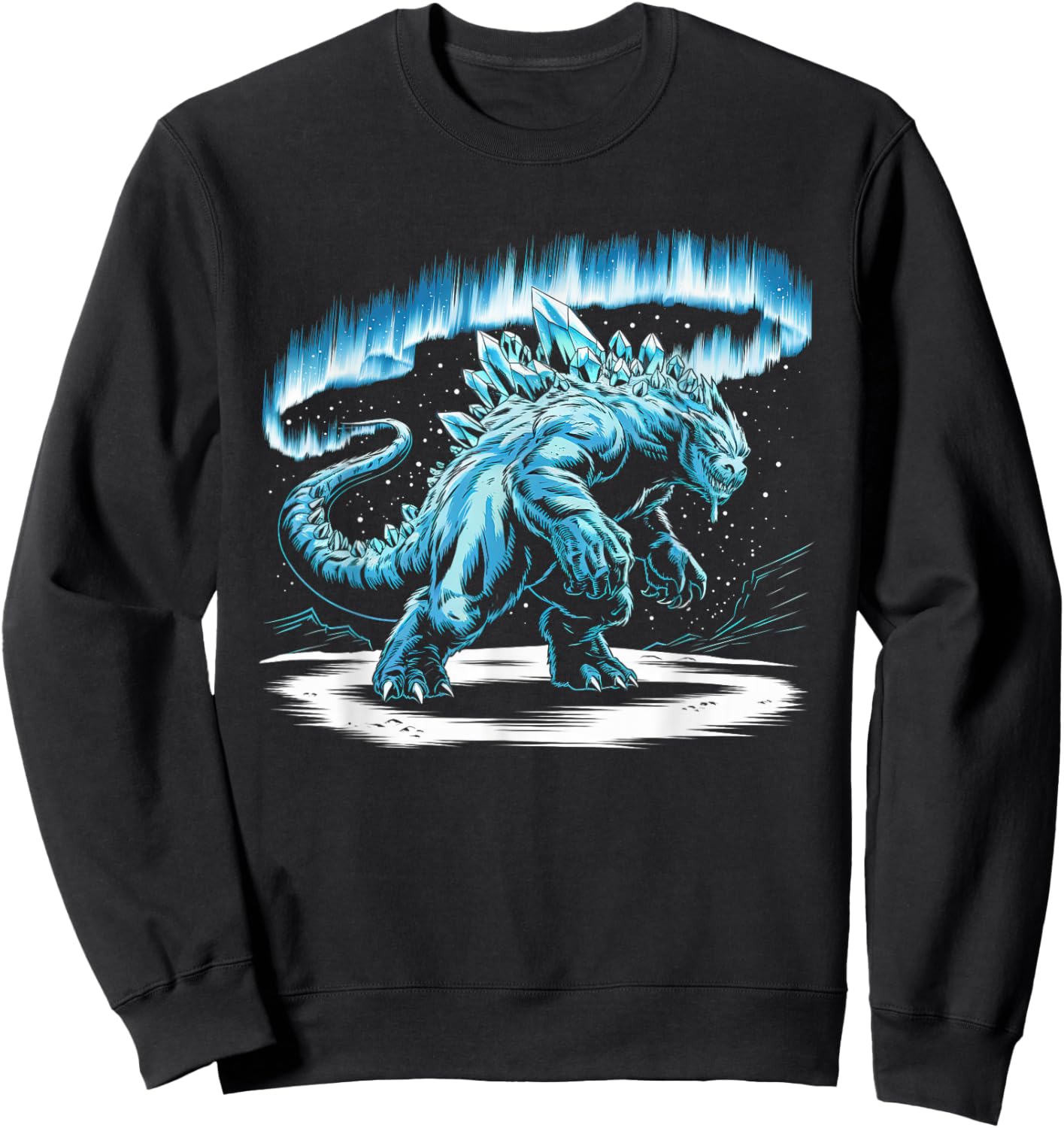 Japanese Kaiju Monster Art Men Boys Kids Youth Teens Sweatshirt - Sweatshirt | Black