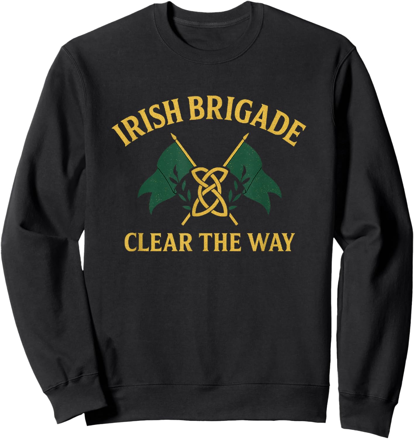 Irish Brigade Clear The Way - US Civil War History Sweatshirt - Sweatshirt | Black