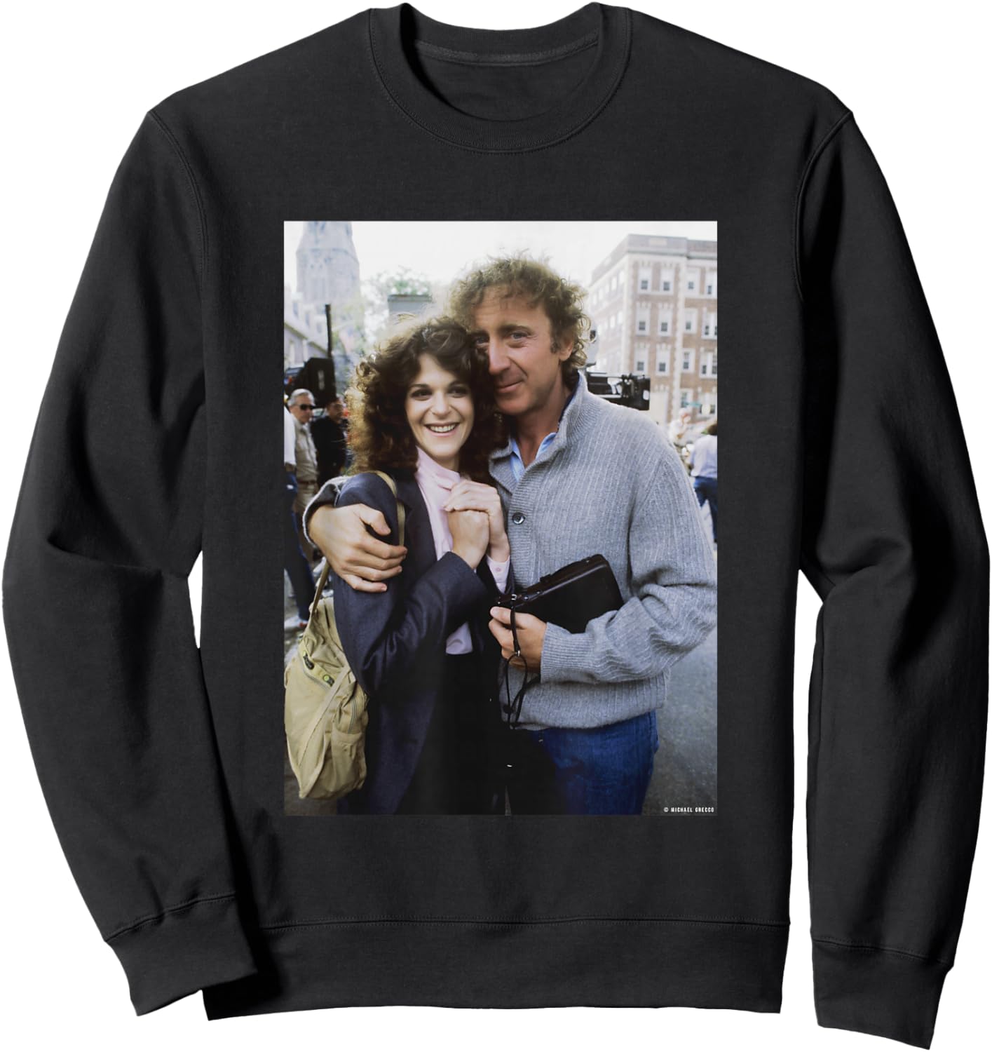 Actor Gene Wilder Gilda Radner SNL by Michael Grecco Sweatshirt - Sweatshirt | Black