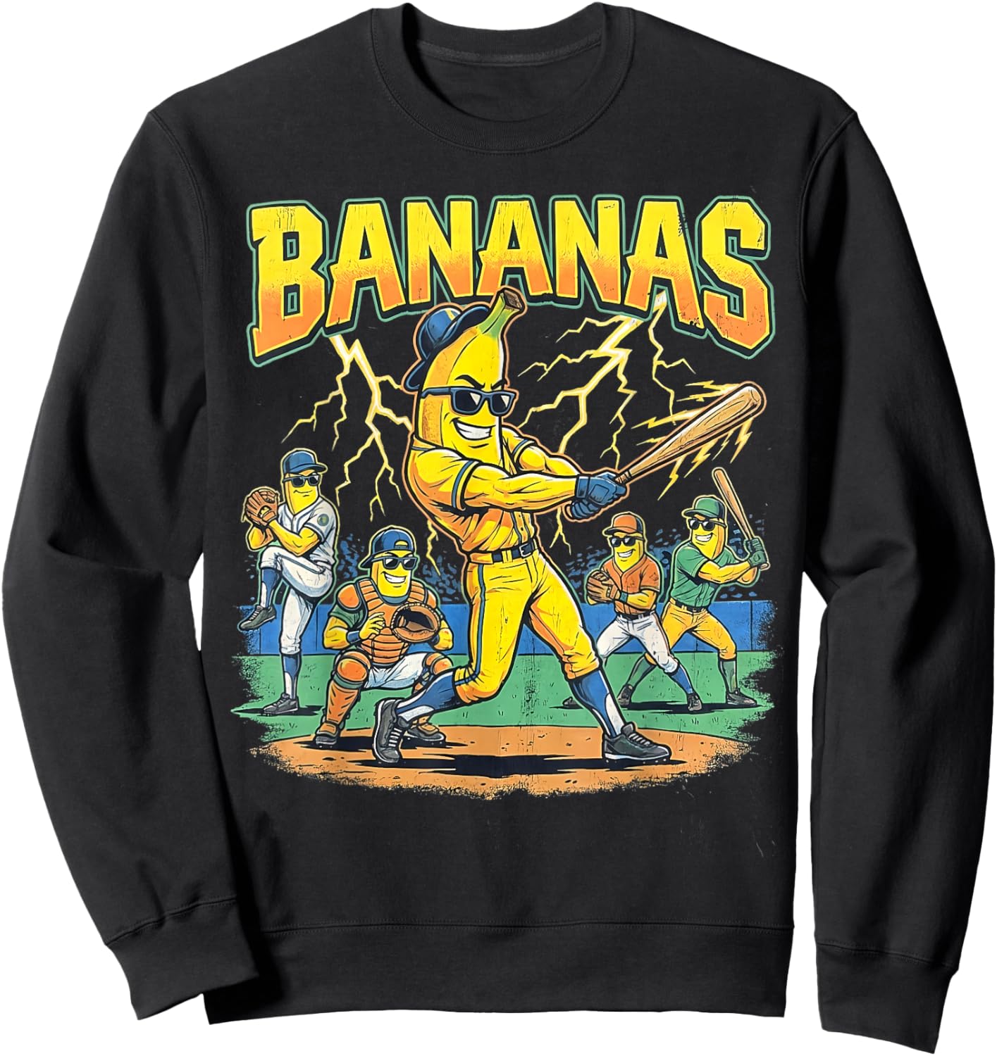 Banana Merchandise Men Women Kids Youth Boys Girls Sweatshirt - Sweatshirt | Black