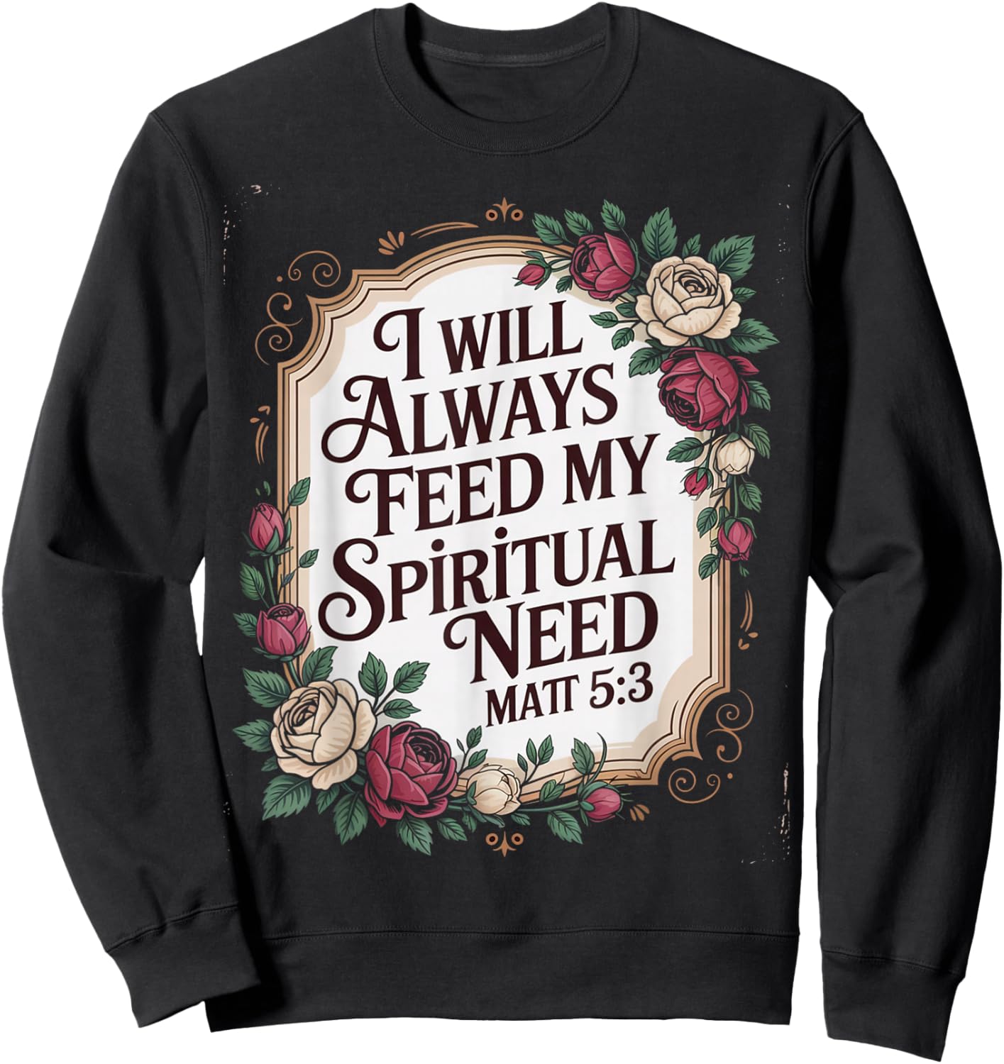 Jehovah's Witness 2026 Year Text Feed Spiritual JW ORG JW Sweatshirt - Sweatshirt | Black