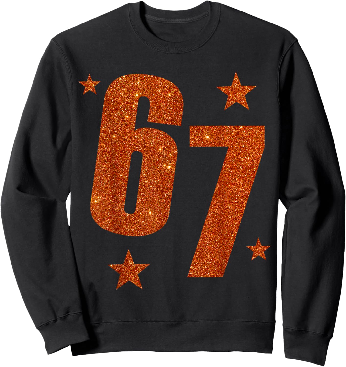 Retro 6 7 Halloween Costume The Life of Six Seven 67 Meme Sweatshirt - Sweatshirt | Black