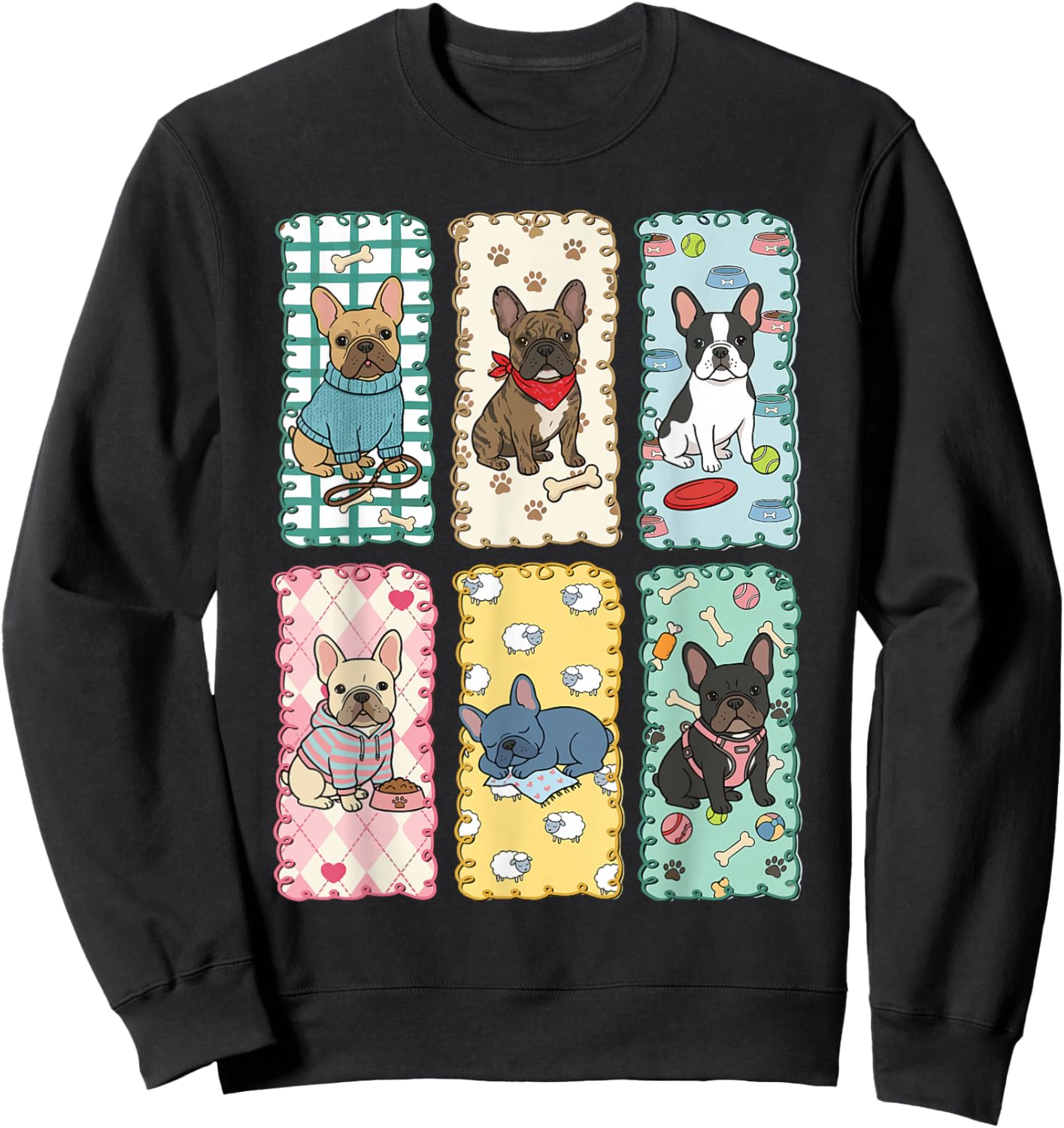French Bulldog Sweatshirt - Sweatshirt | Black