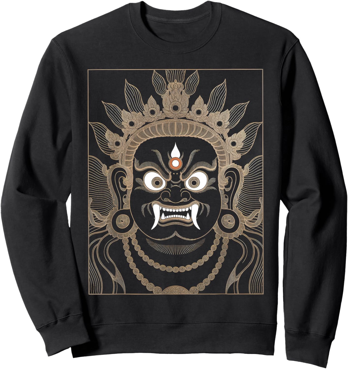 Buddhism Mahakala Sweatshirt - Sweatshirt | Black