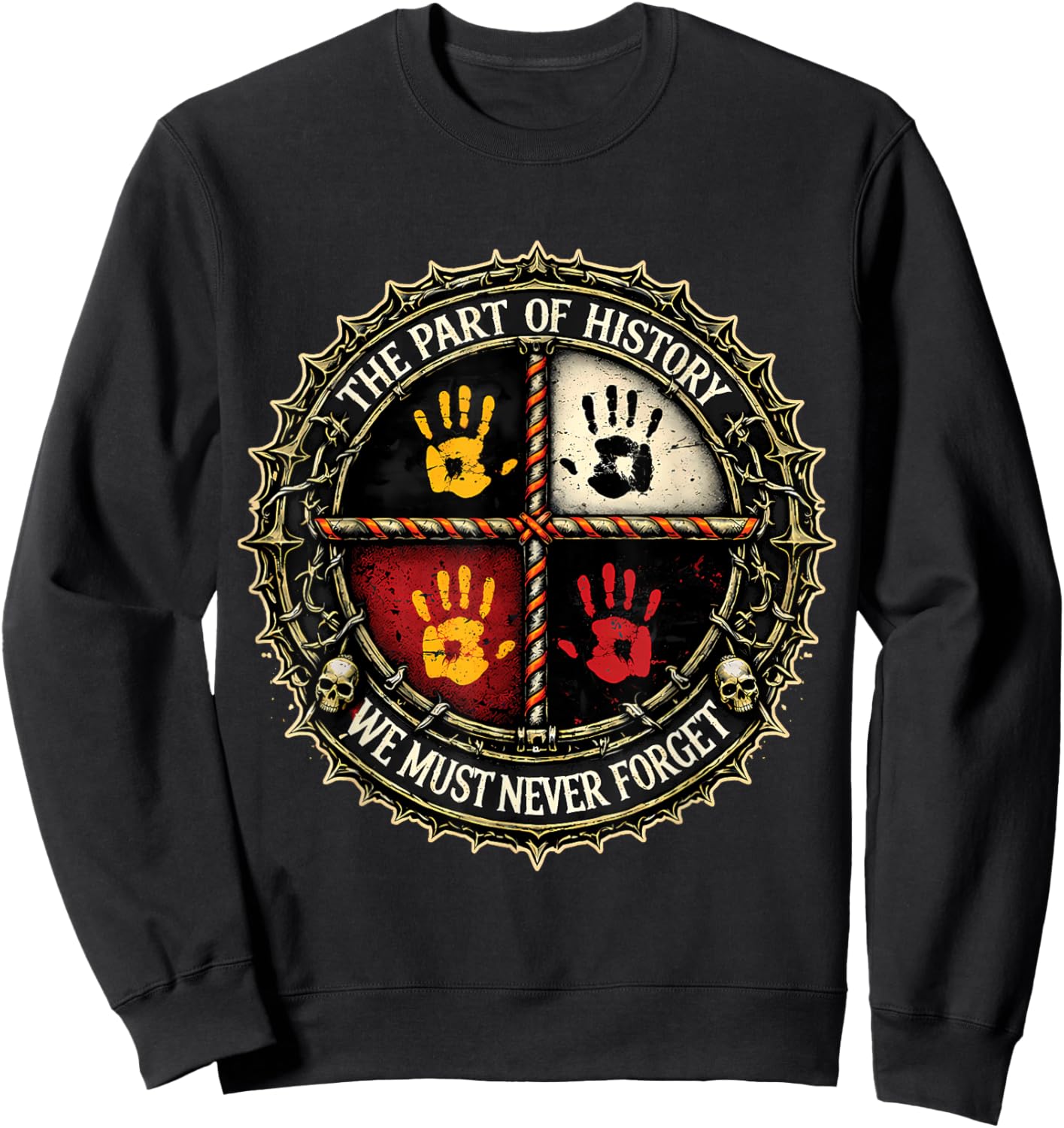 The Part of Native History Sweatshirt - Sweatshirt | Black