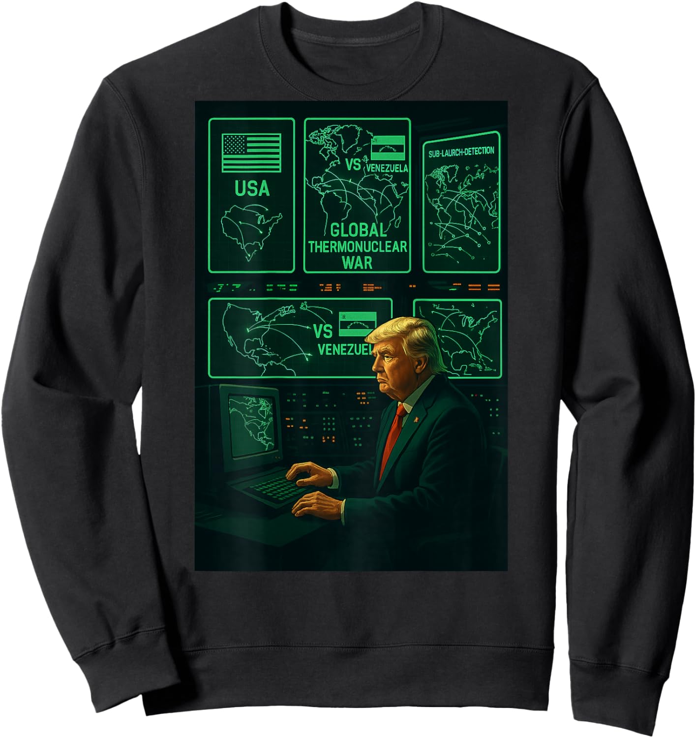 Operation Southern Spear Military Tactical Patriotic Sweatshirt - Sweatshirt | Black