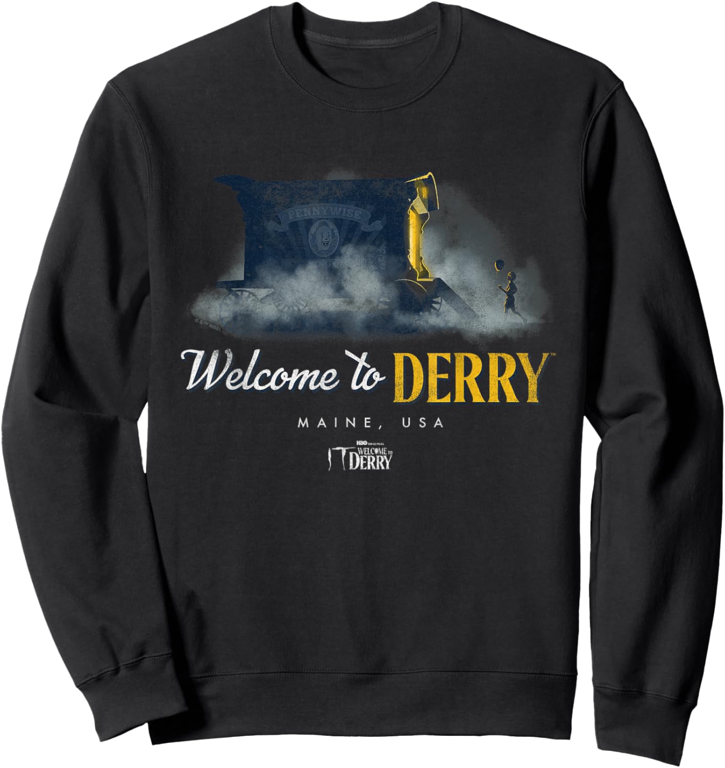 Welcome to Derry Pennywise Cart Sweatshirt - Sweatshirt | Black