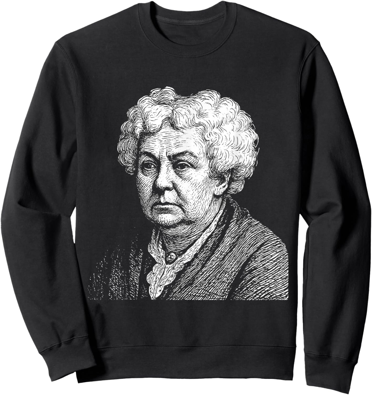 Elizabeth Cady Stanton, American Writer and Activist Sweatshirt - Sweatshirt | Black