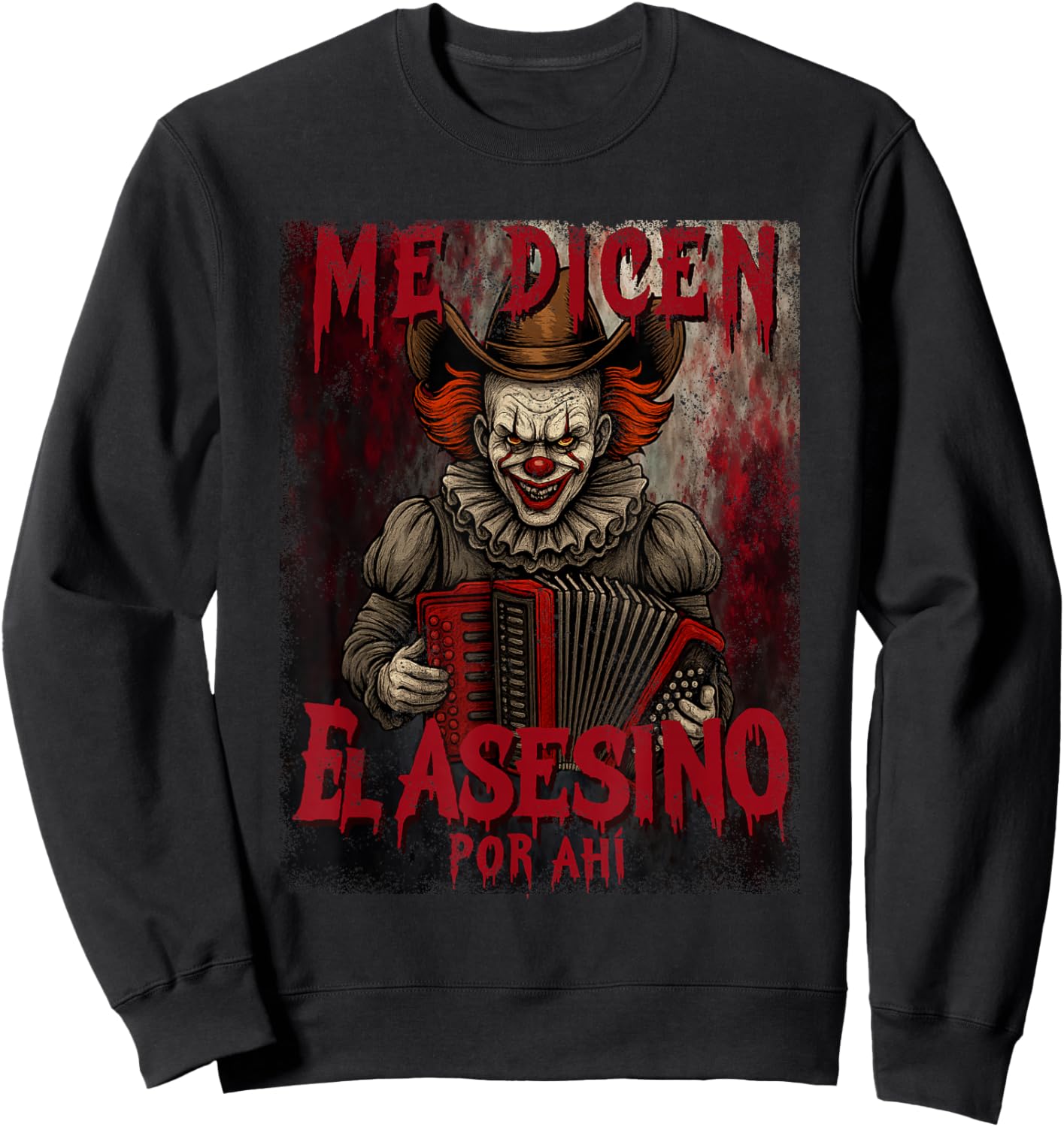 Me dicen el asesino por ahi Sweatshirt - Sweatshirt | Black