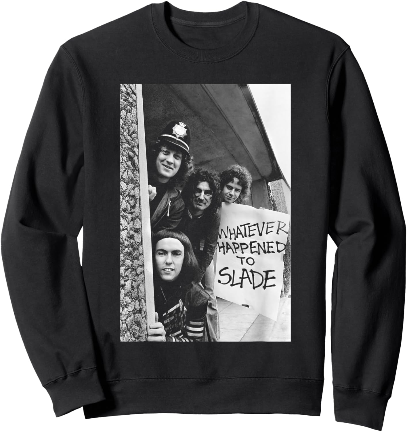 Noddy Holder Band Slade in Birmingham 1977 Sweatshirt - Sweatshirt | Black